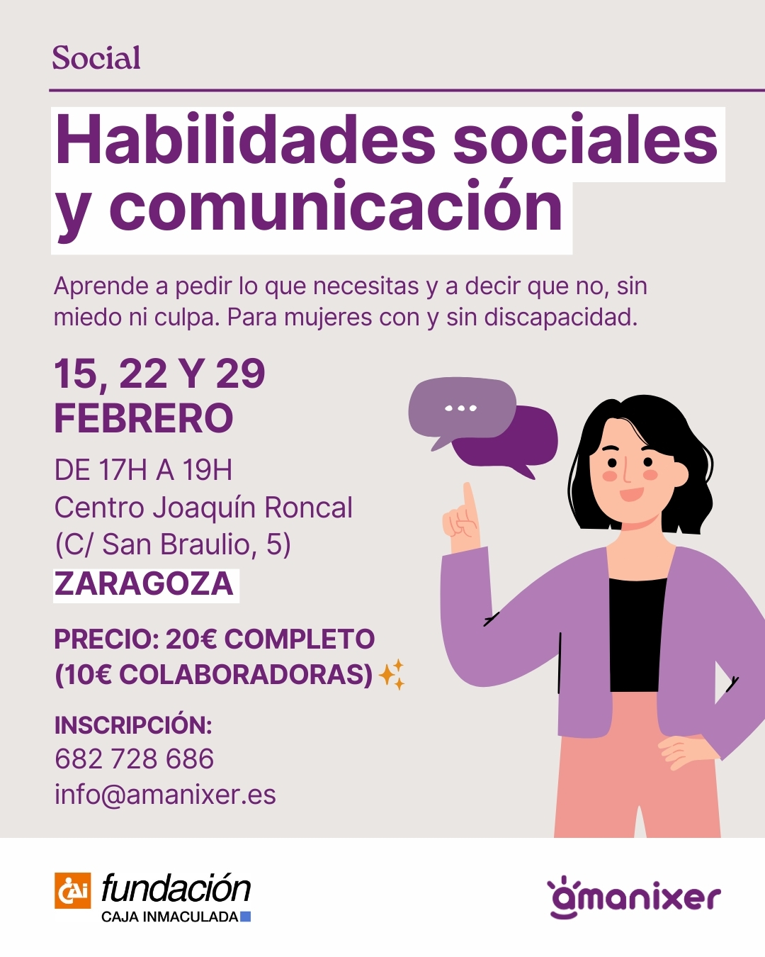 Taller Habilidades sociales y comunicación