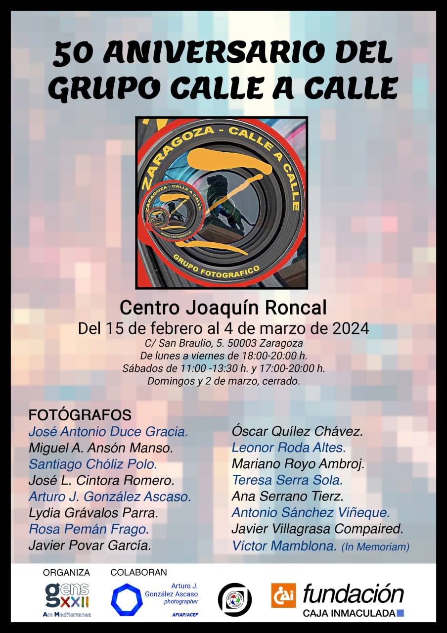 Exposición. 50 aniversario Grupo Calle a Calle. Gens XXII (Ars Mediterránea)