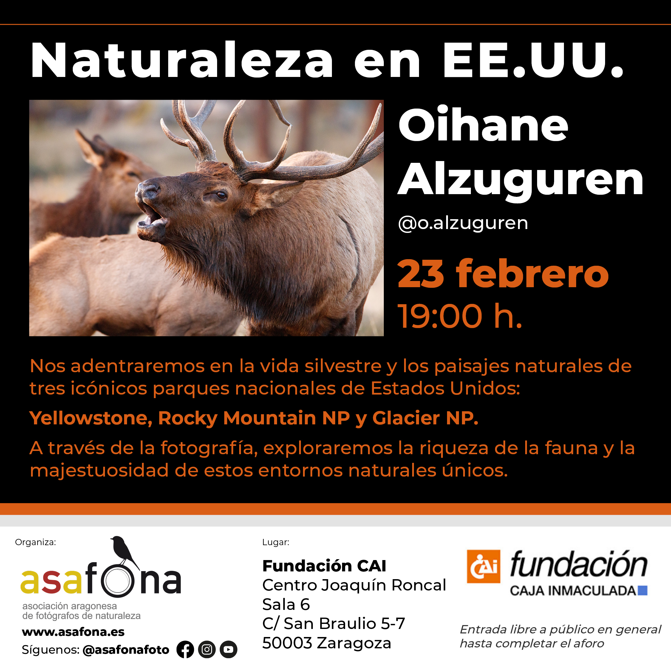 Charla previa a la exposición "Natura secreta". ASAFONA.