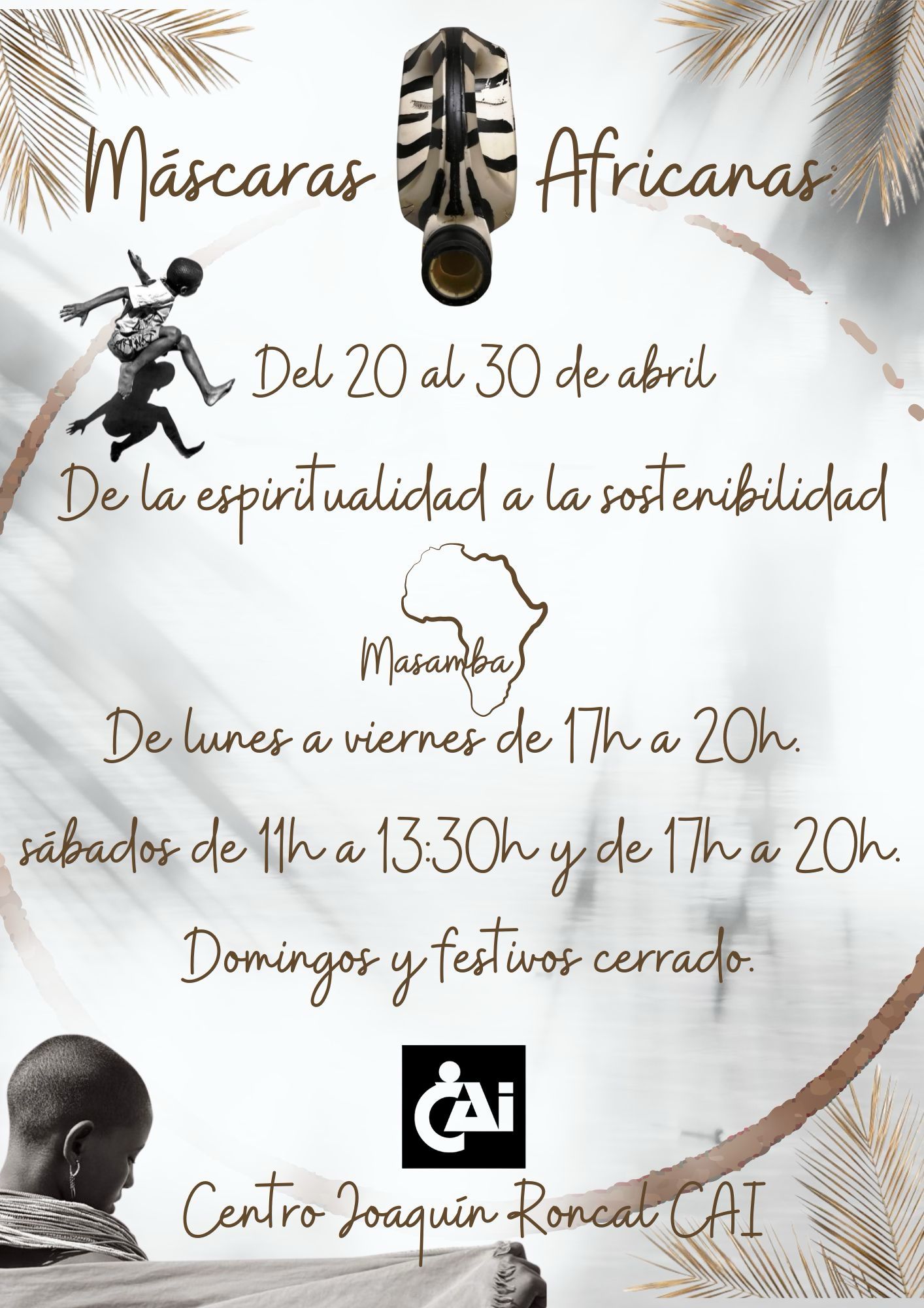 Exposición ILUMINA SENEGAL. Máscaras africanas. De la espiritualidad a la sostenibilidad.