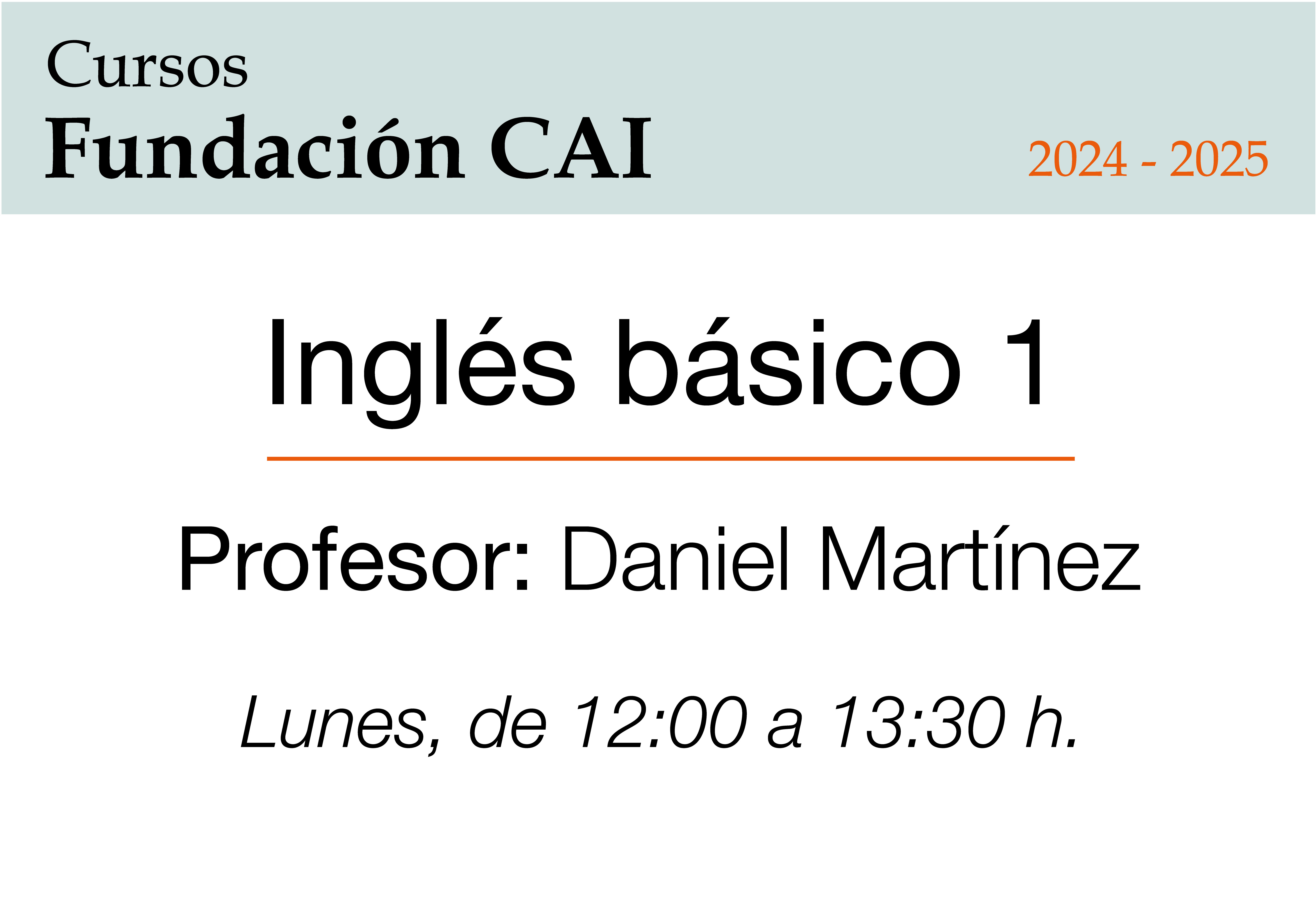 Inglés básico 1.