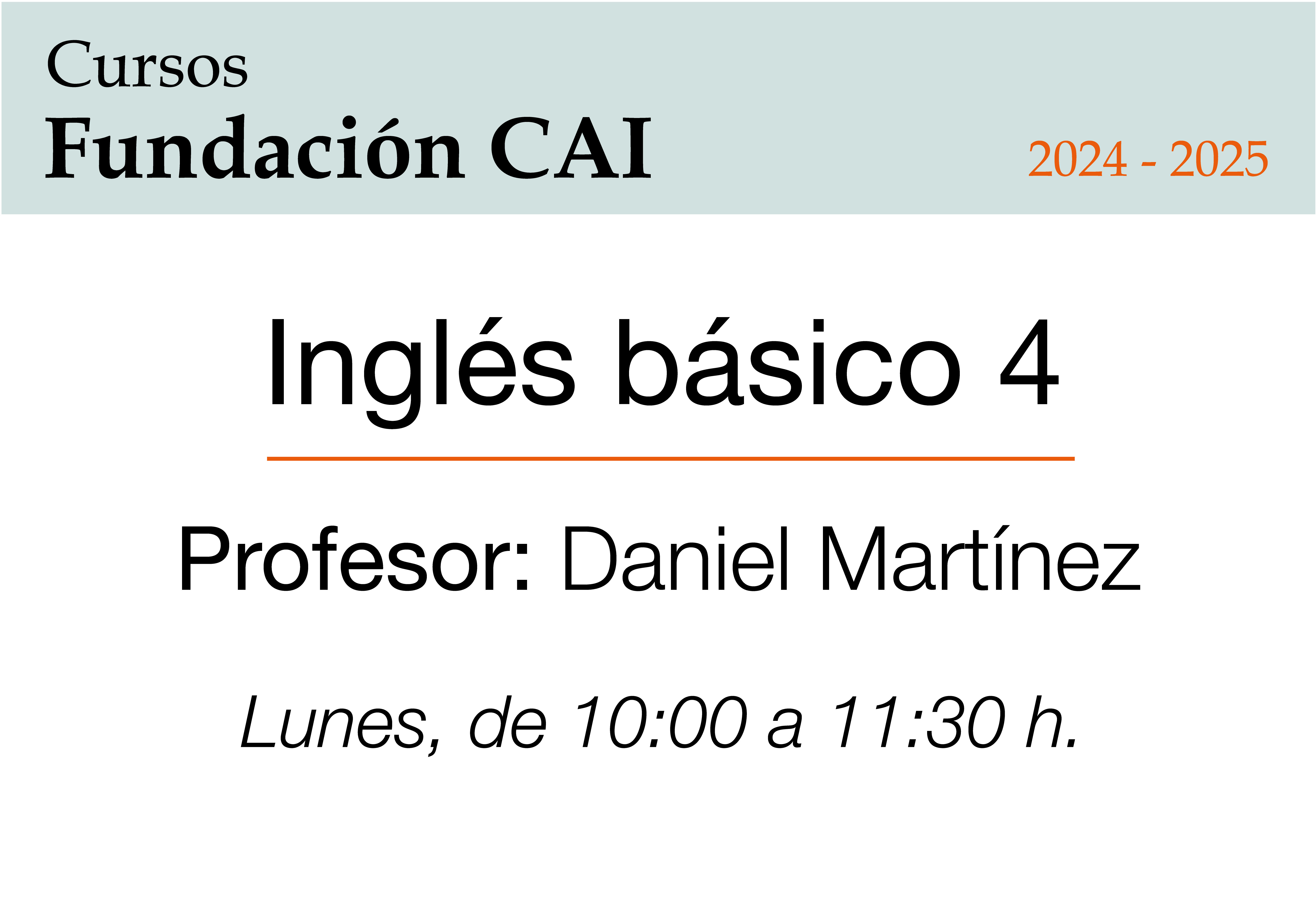 Inglés básico 4.