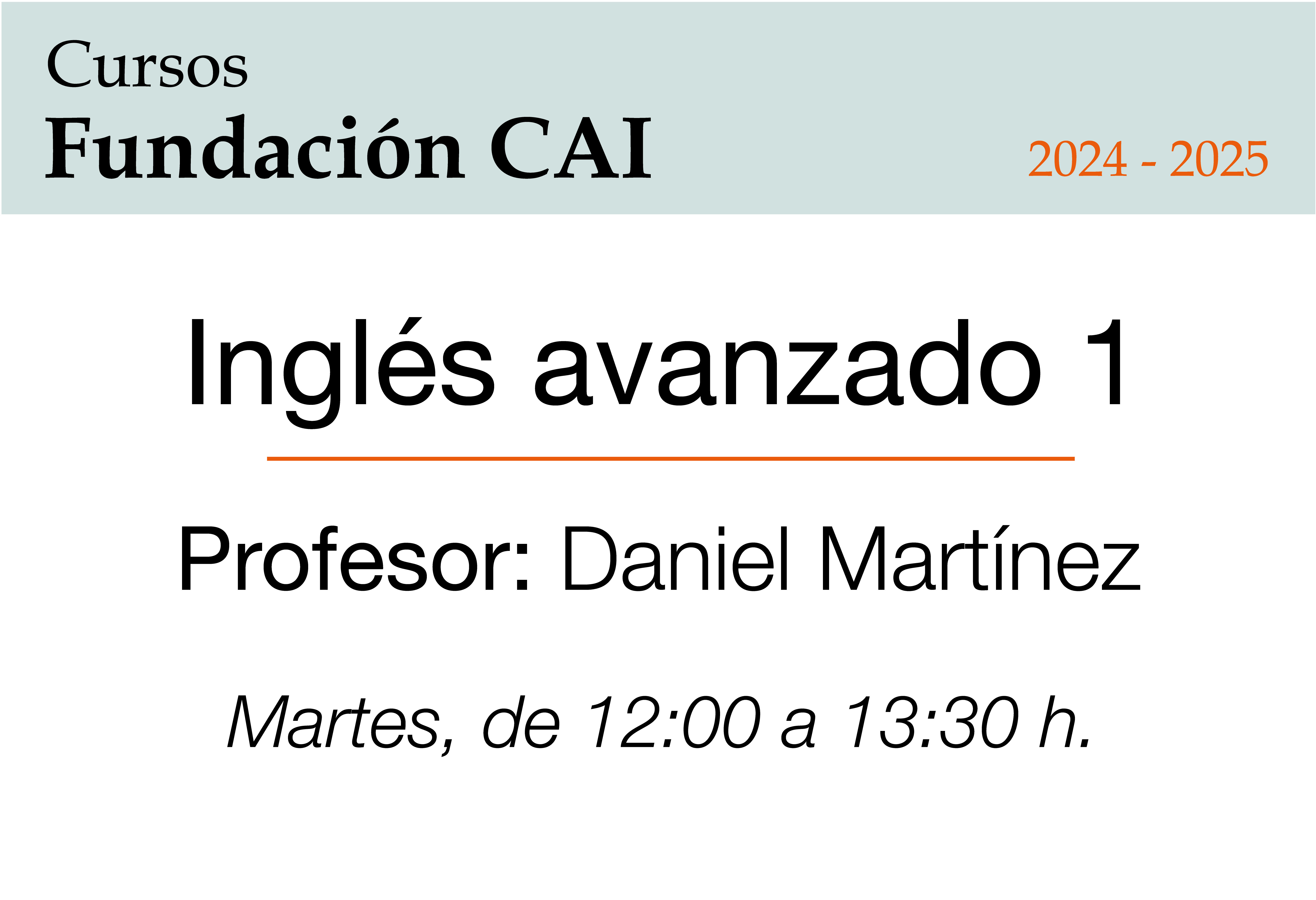 Inglés avanzado 1.