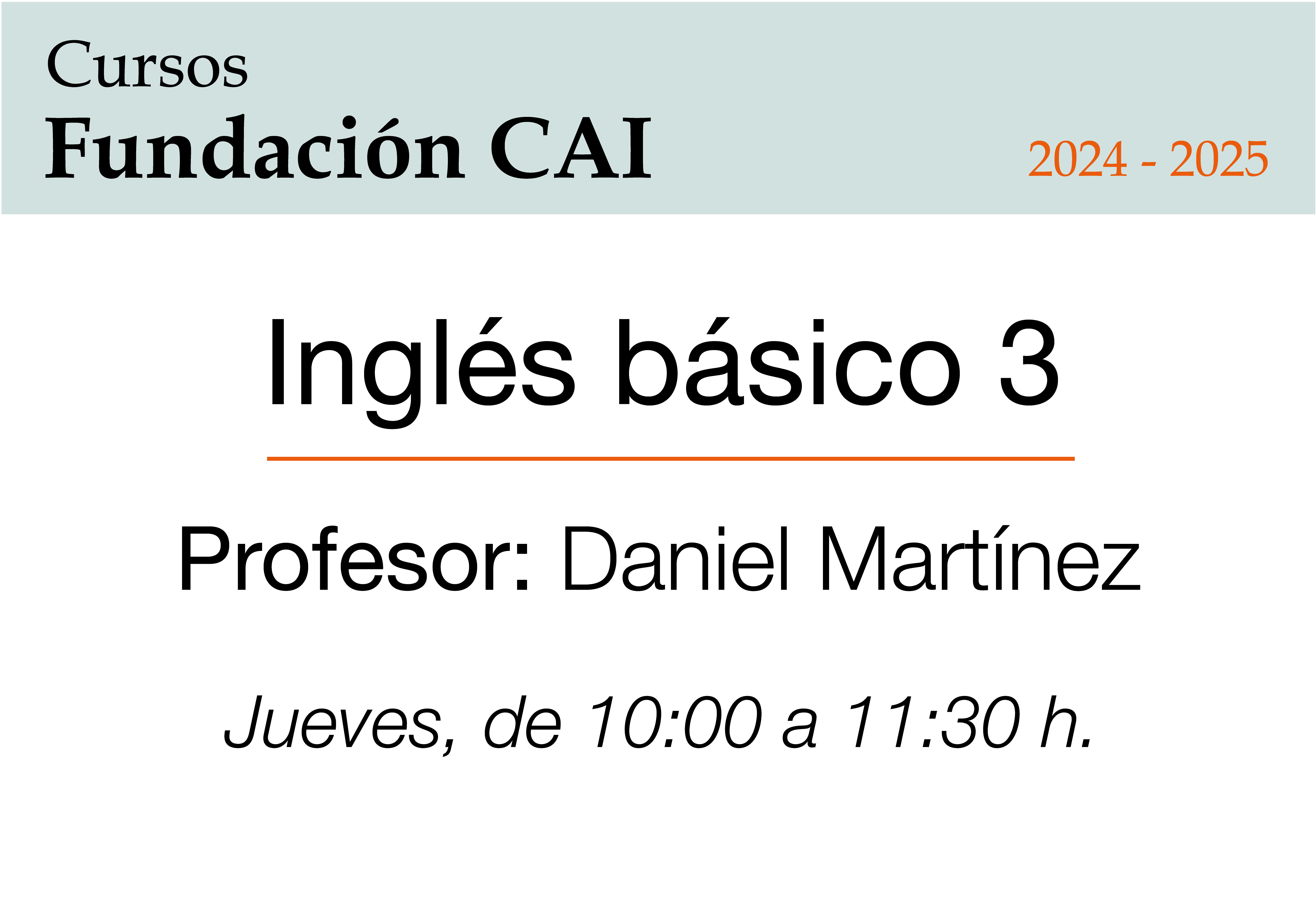 Inglés básico 3.