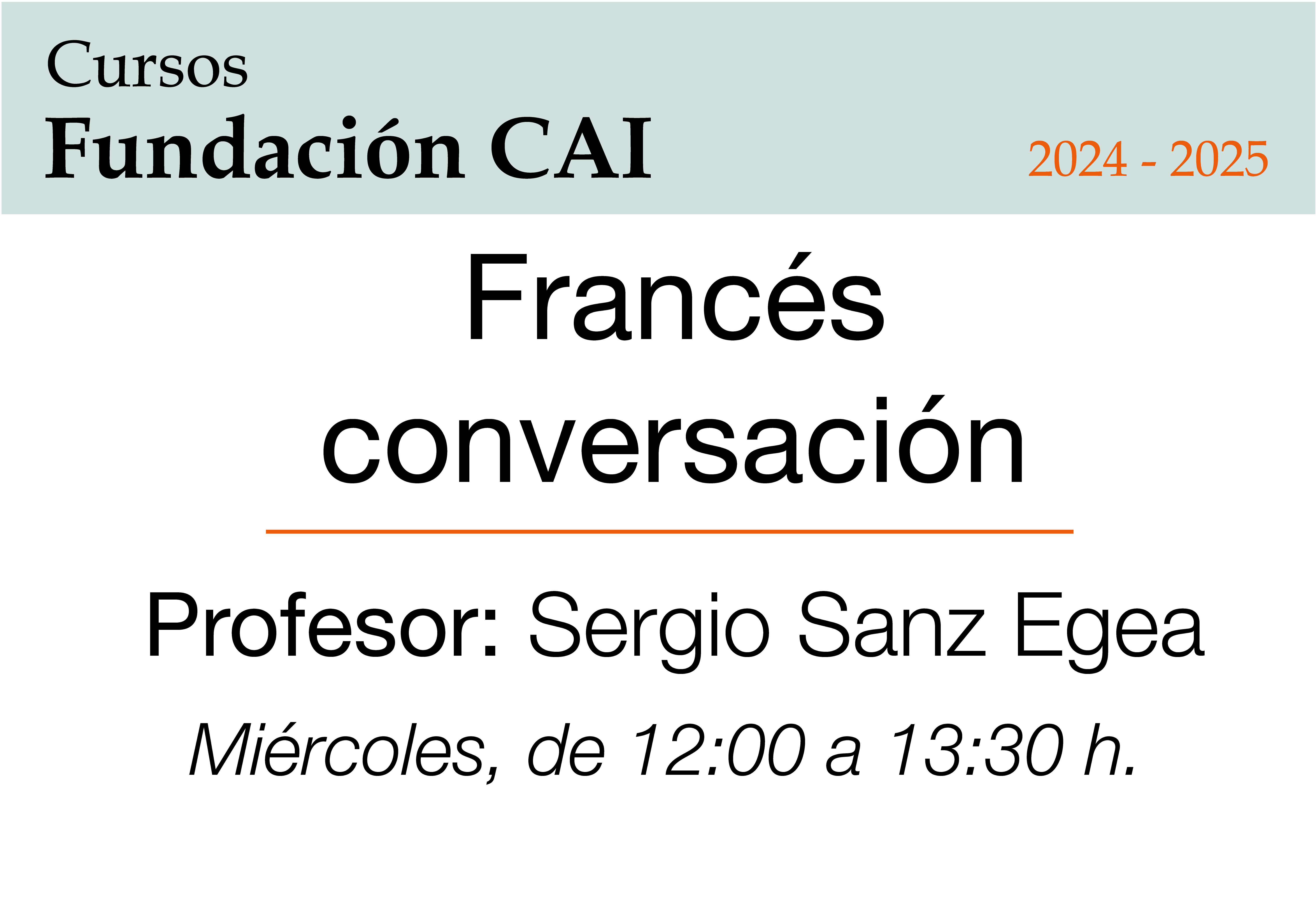 Francés conversación.