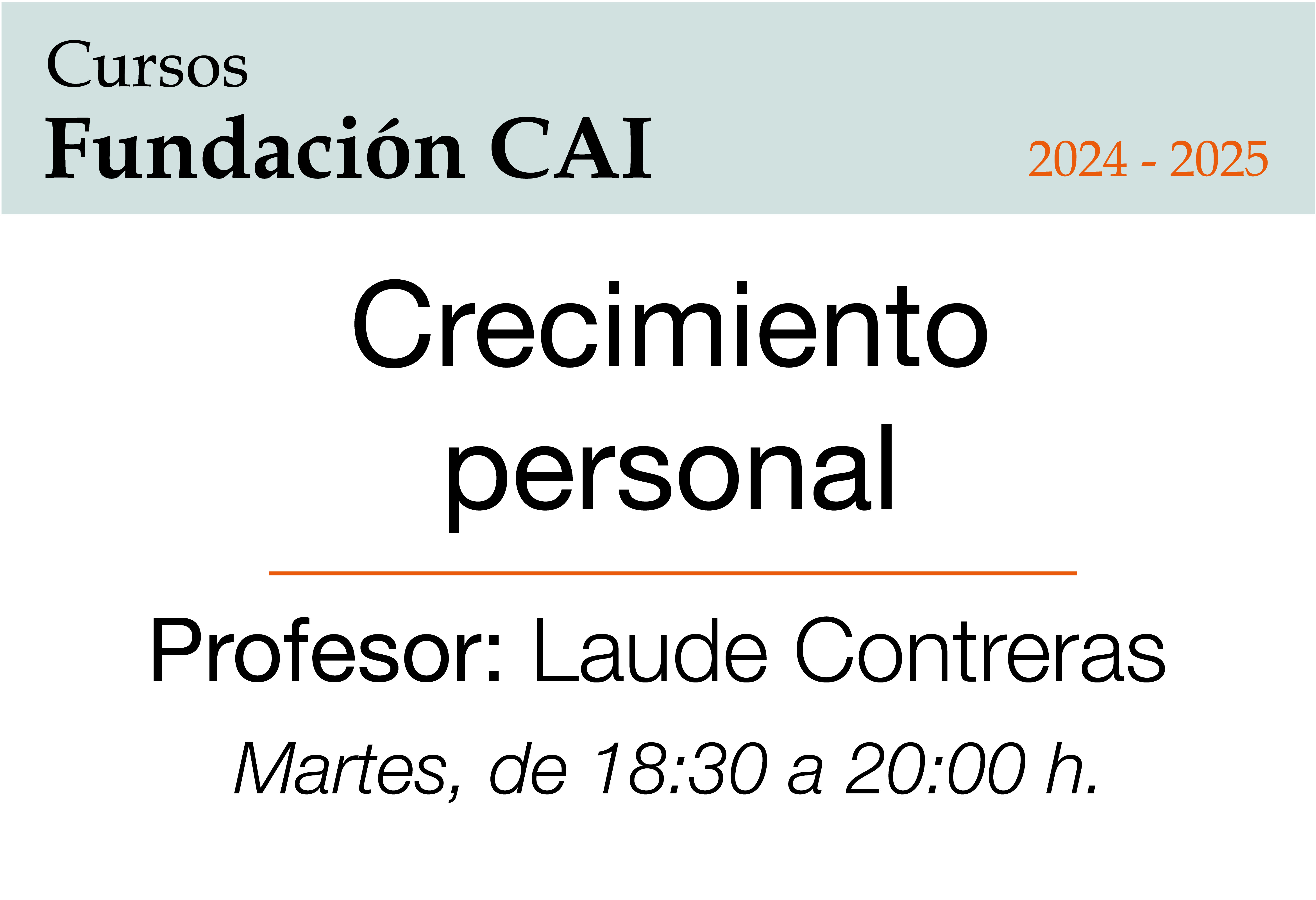 Crecimiento personal.