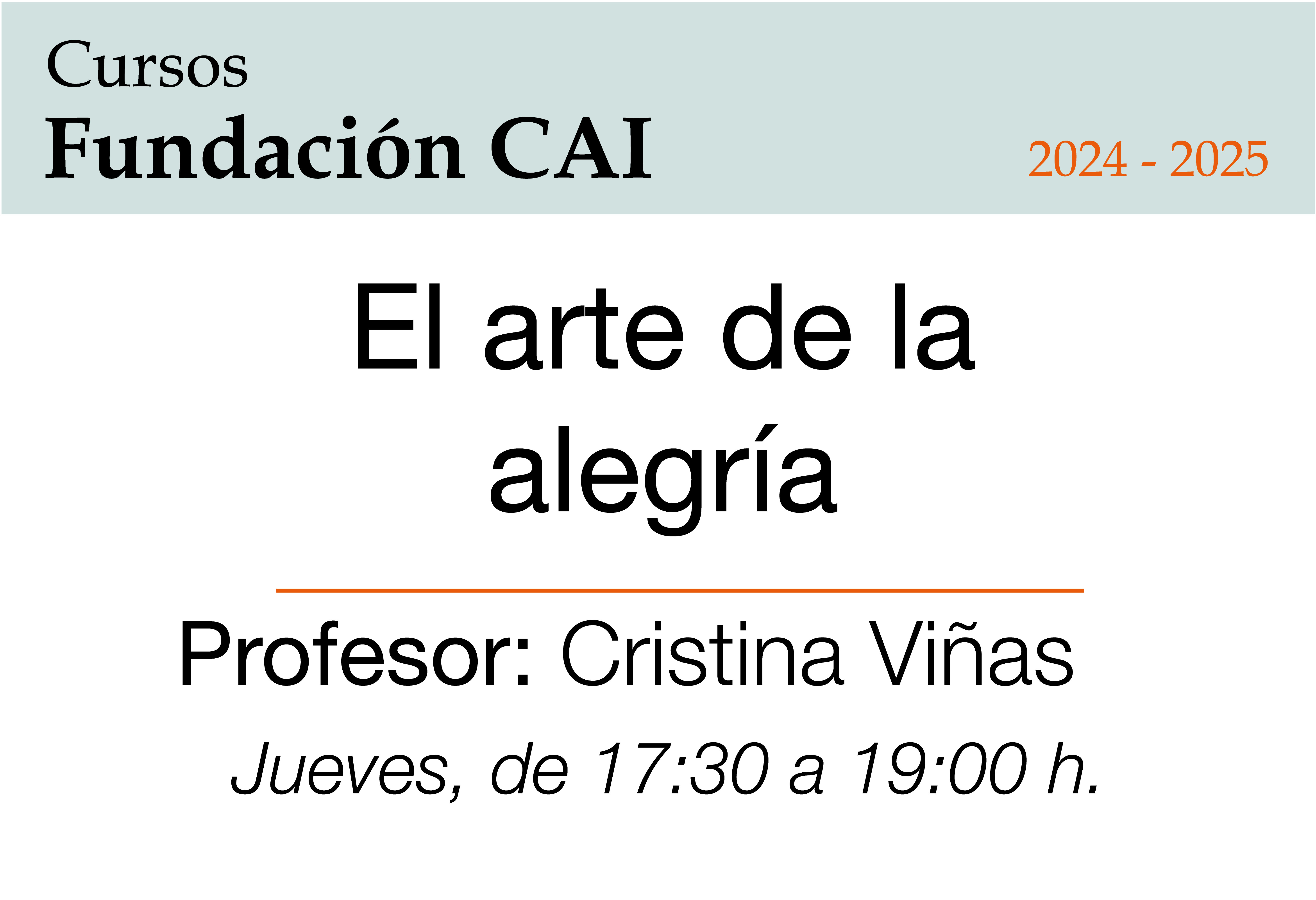 El arte de la alegría.