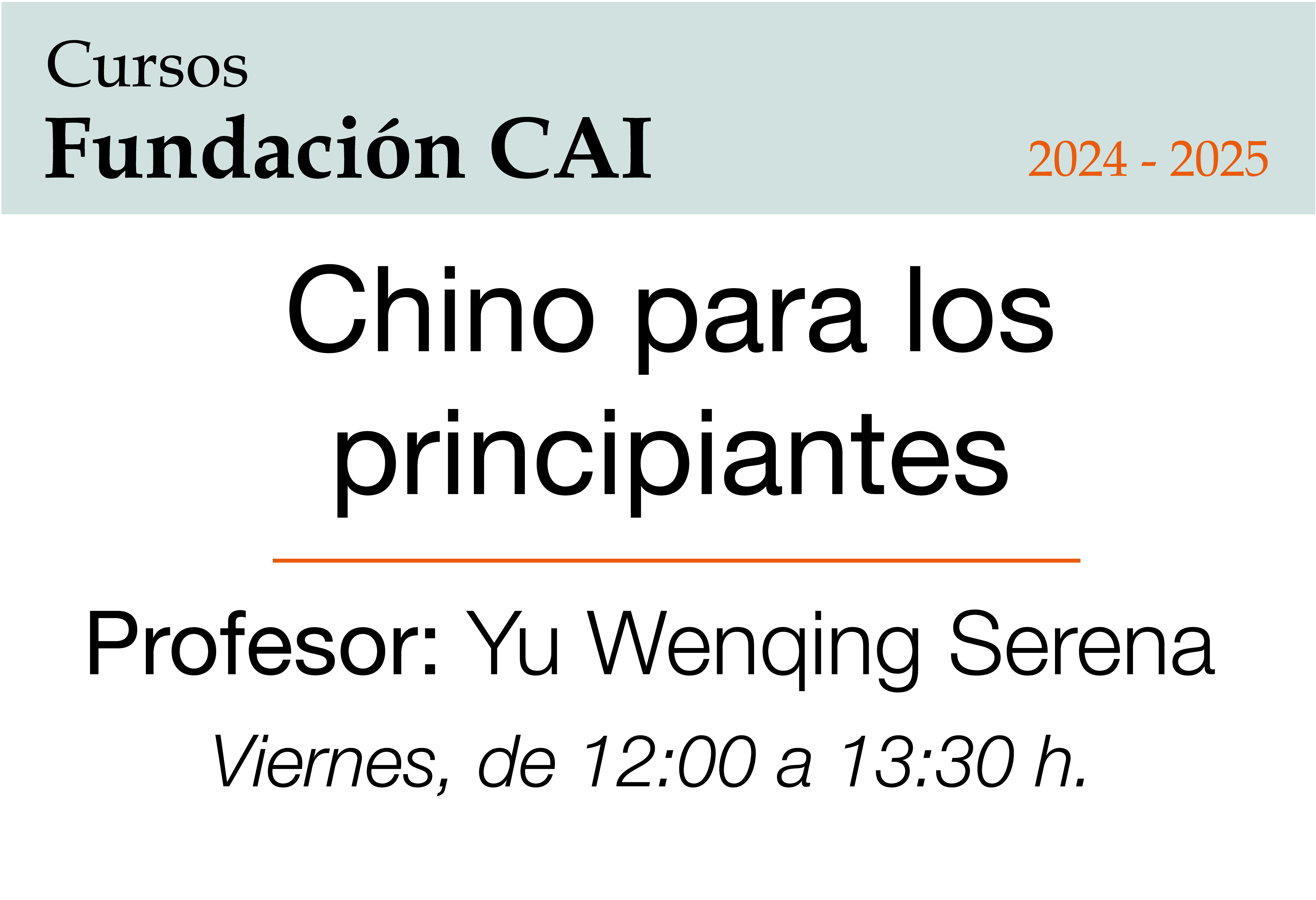 Chino para los principiantes.