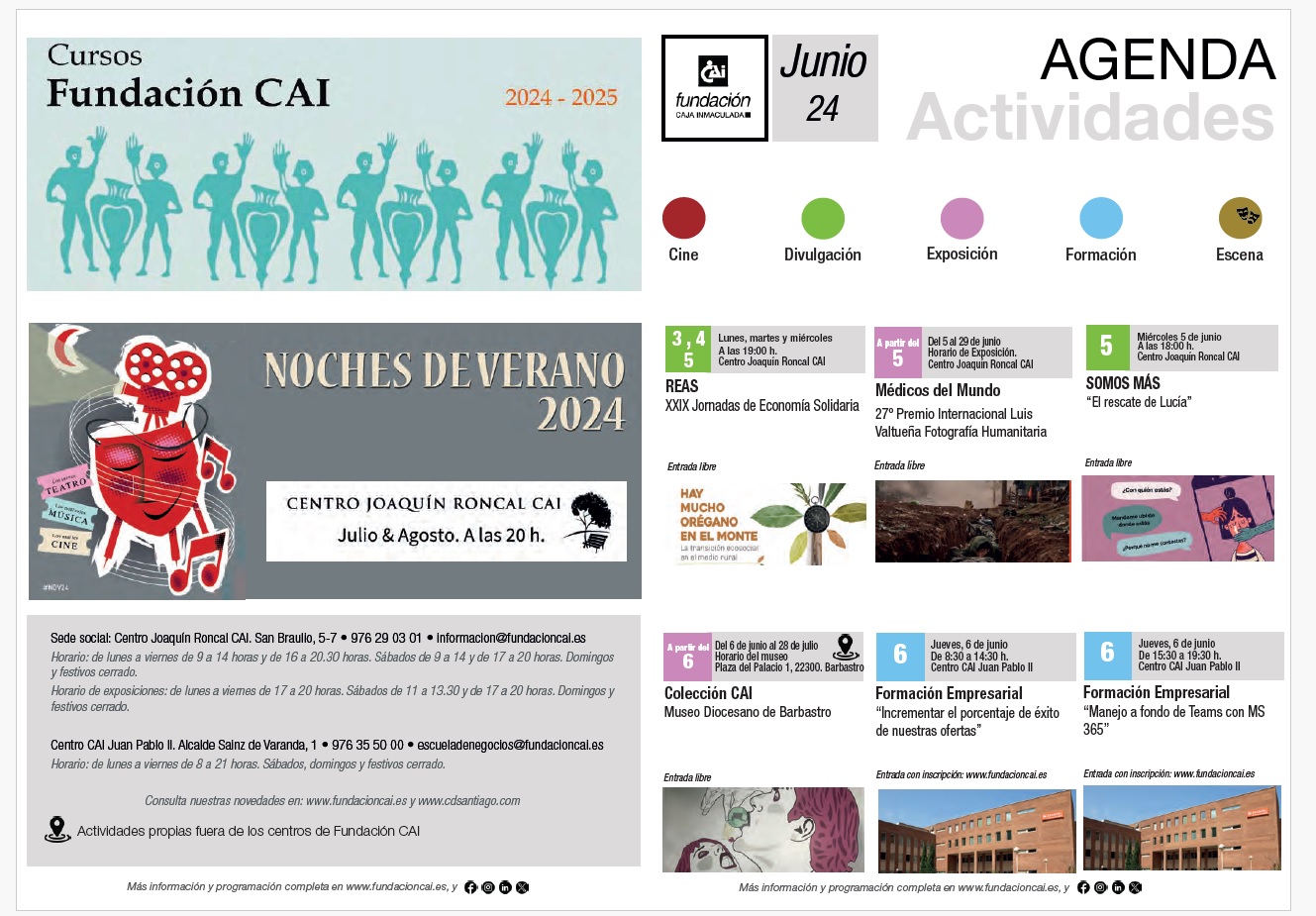 Agenda de abrilde 2024