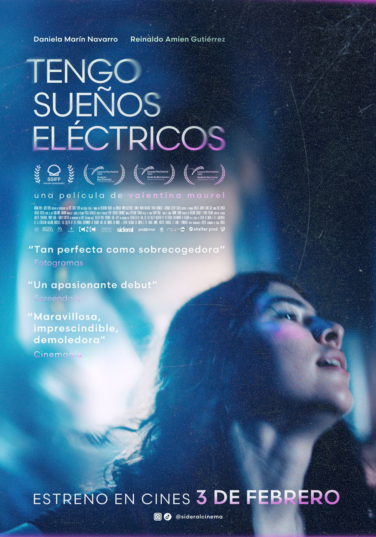 Tengo sueños eléctricos de Valentina Maurel. 102 min. 2022, Costa Rica-Bélgica-Francia.