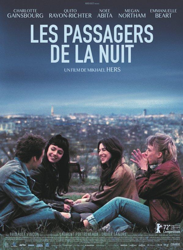Los pasajeros de la noche (Les passagers de la nuit) de Mikhaël Hers. 111 min. 2022, Francia.