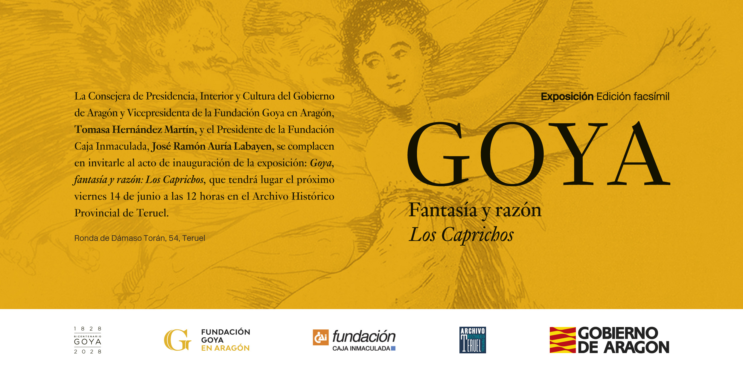 Exposición Goya. Fantasía y razón. Los Caprichos. Archivo histórico provincial. TERUEL