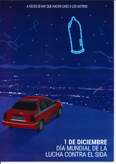 Certamen de Carteles "En el SIDA pintamos todos". Ayuntamiento de Zaragoza, OMSIDA, MUCHA VIHDA, CENTRO ALBA y SOMOS LGTBI ARAGÓN