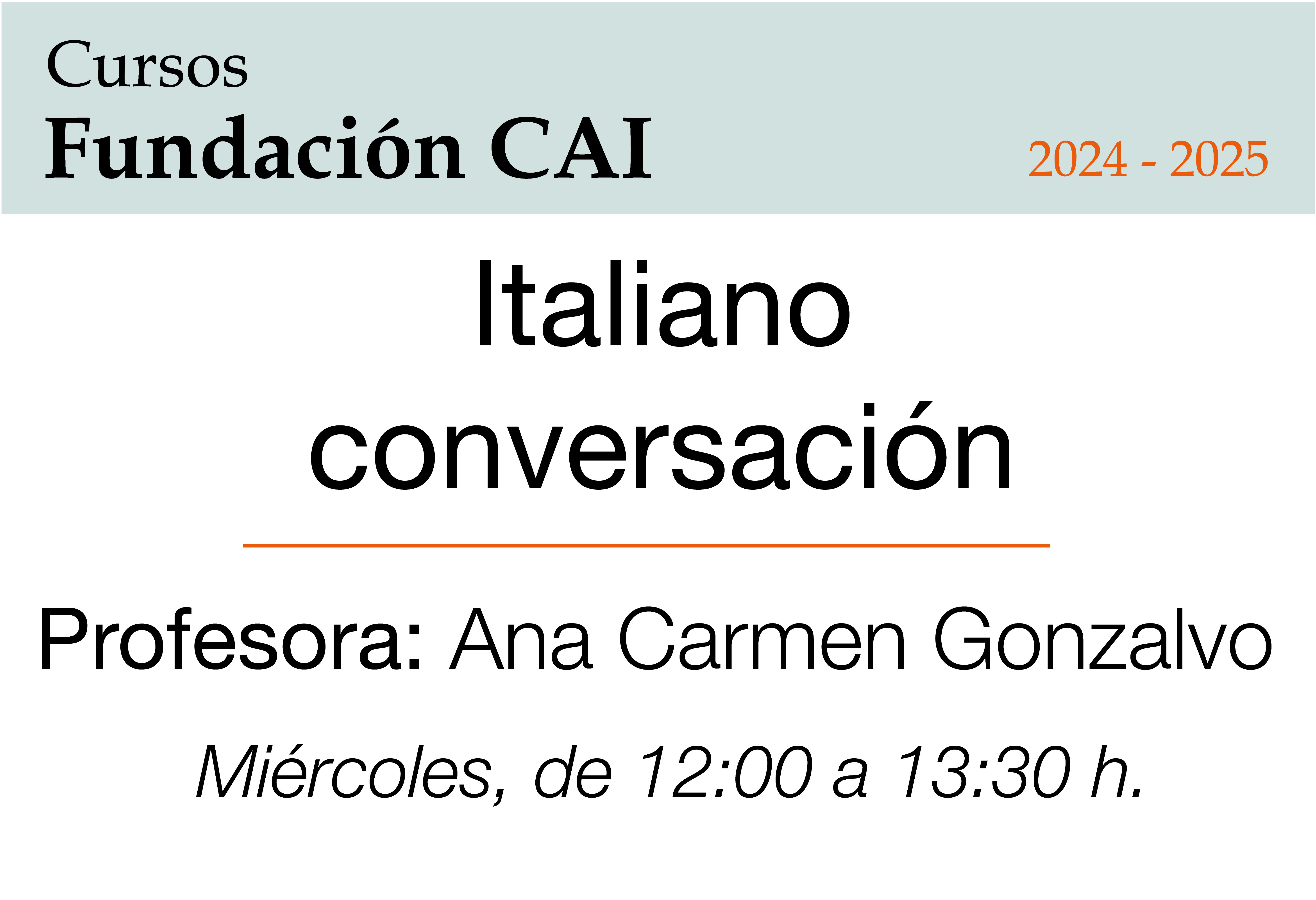 Italiano conversación.