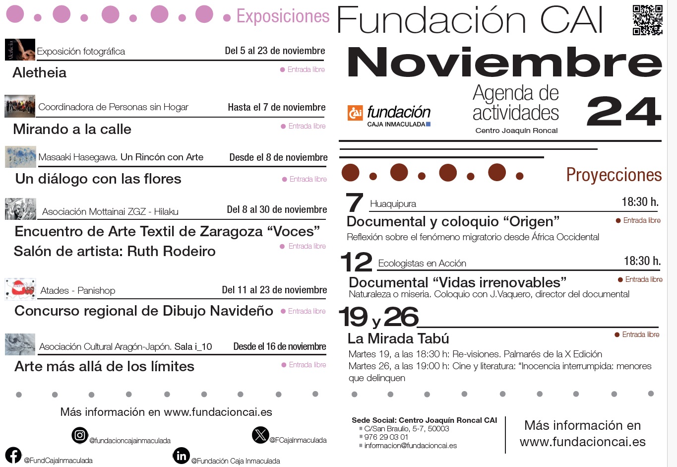 Agenda de abrilde 2024