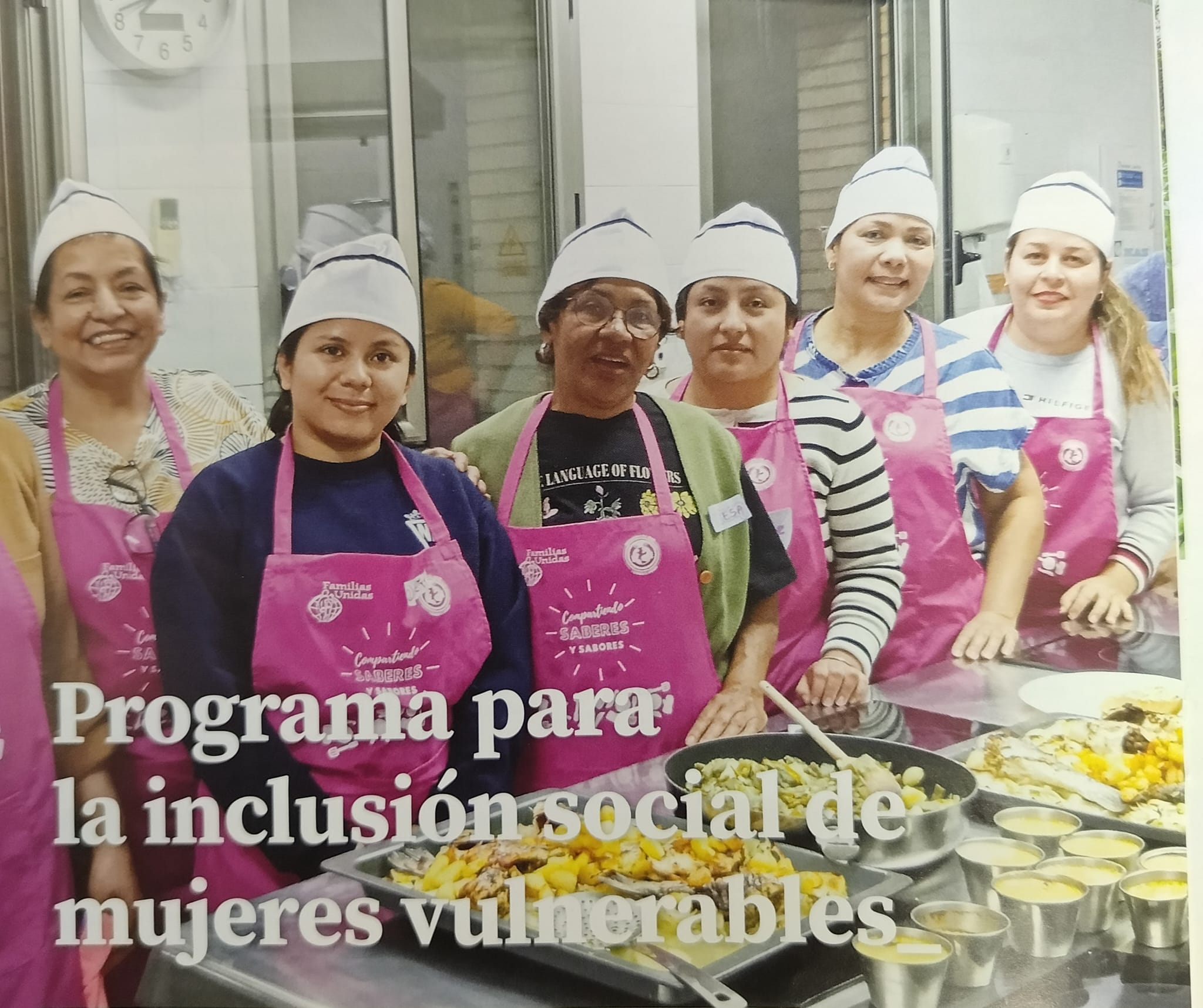Programa para la inclusión social de mujeres vulnerables