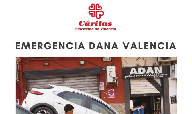 Fundación Caja Inmaculada realiza un primer donativo de 10.000 € a través de Cáritas para la recuperación urgente de las zonas afectadas por la DANA