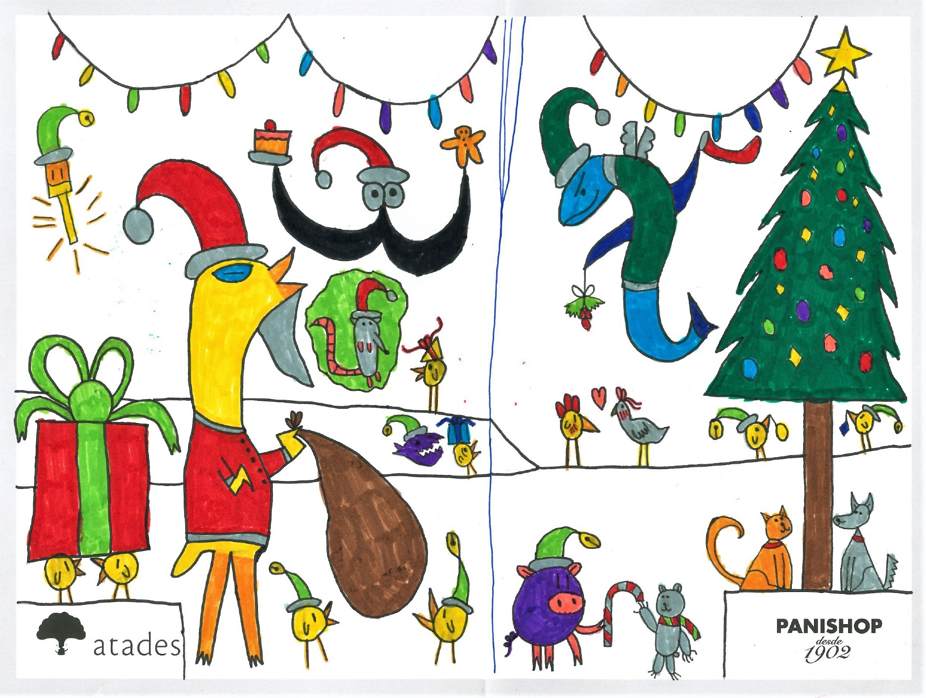 XXII Concurso regional de Dibujo Navideño ATADES-PANISHOP