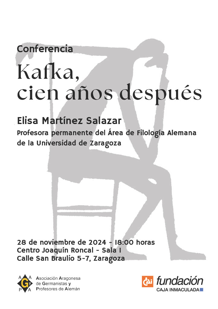 Conferencia: Kafka: cien años después, por Elisa Martínez Salazar. AAGYPA