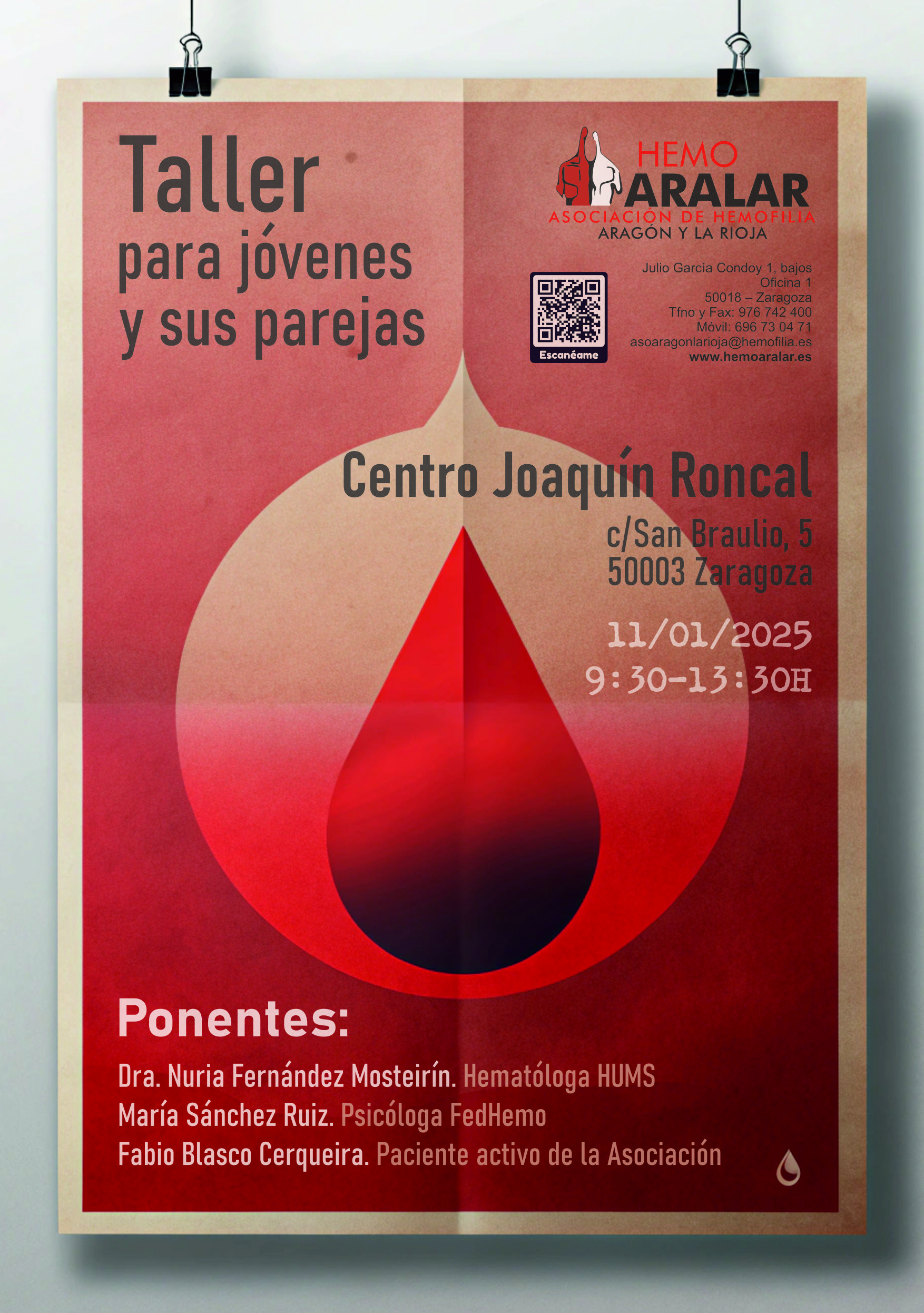 Taller para jóvenes y sus parejas