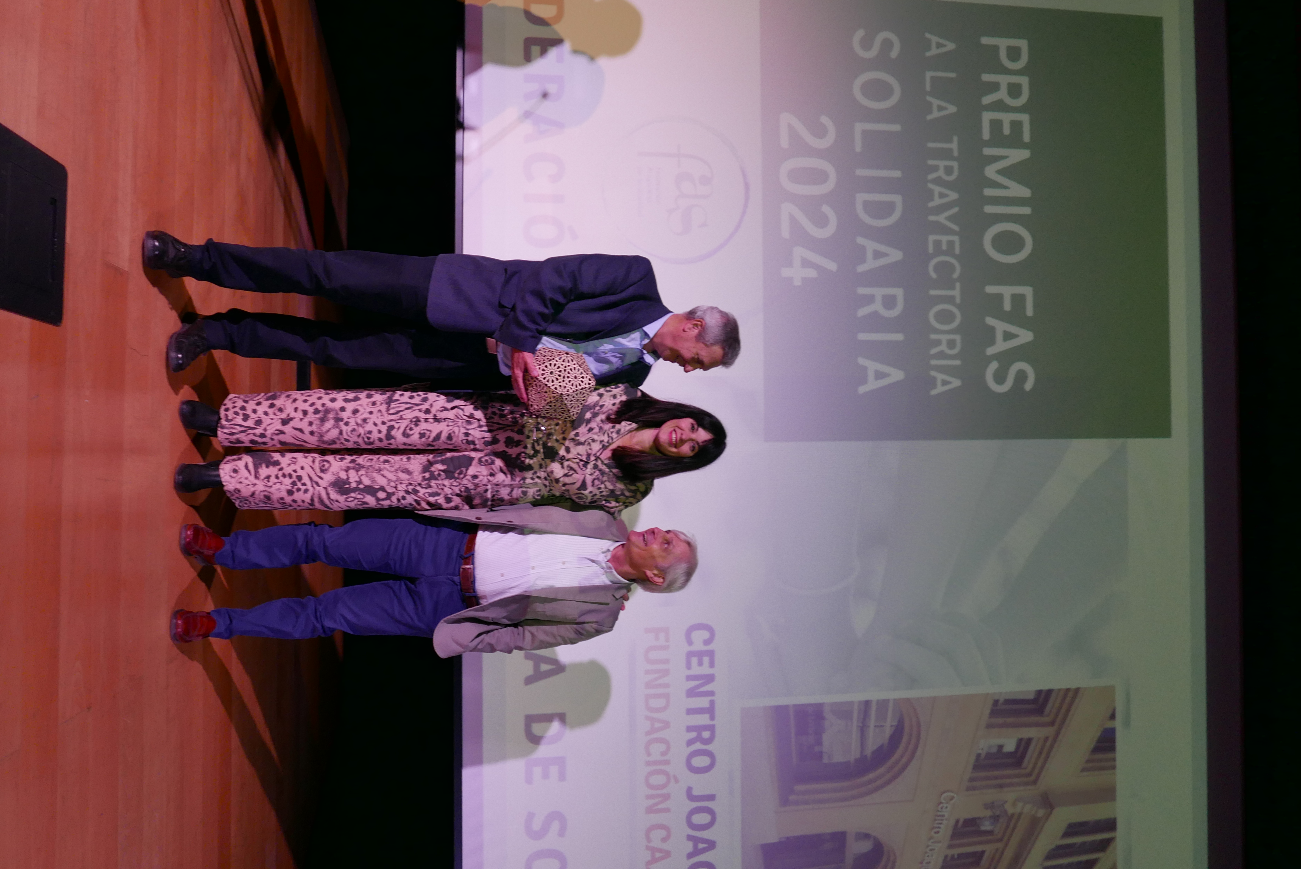 La Federación Aragonesa de Solidaridad (FAS) otorga al Centro Joaquín Roncal el Premio a la Trayectoria Solidaria