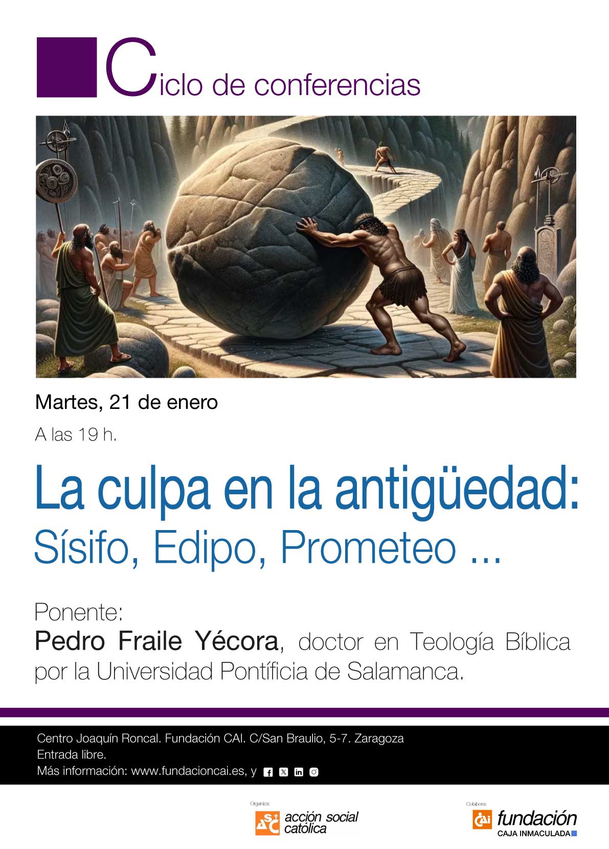 La culpa en la antigüedad: Sísifo, Edipo, Prometeo,...