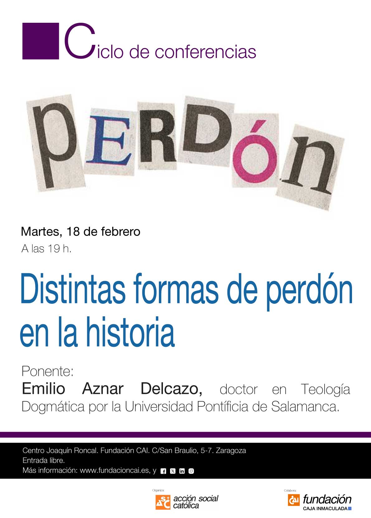 Distintas formas de perdón en la historia