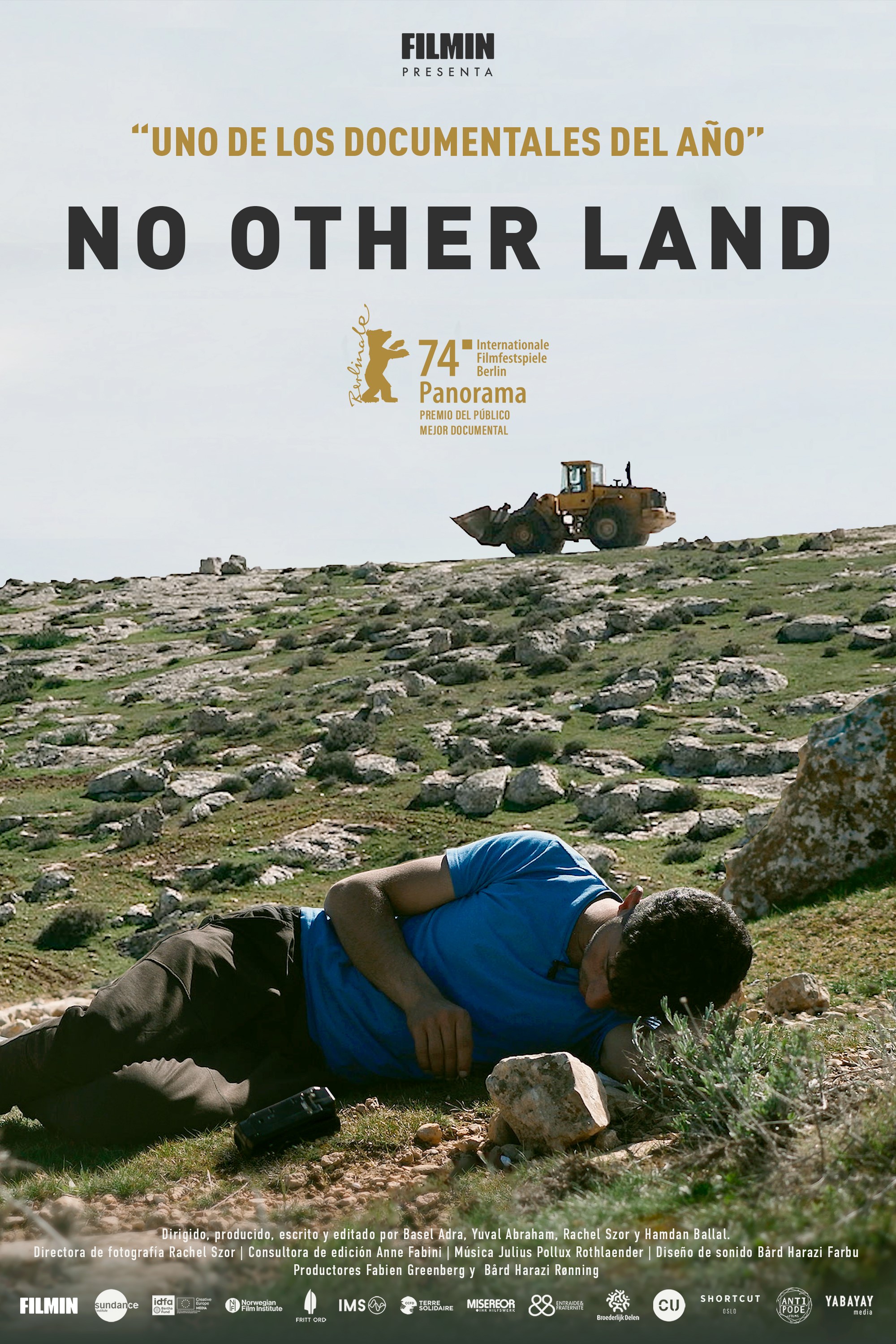 "No other land", de Basel Adra, Yuval Abraham, Rachel Szor y Hamdan Ballal.