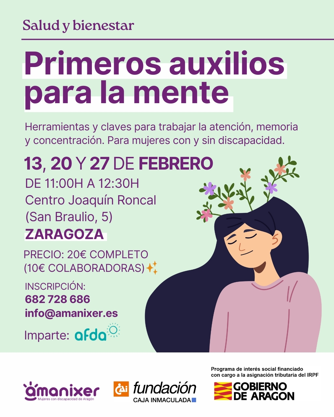 Taller primeros auxilios para nuestra mente