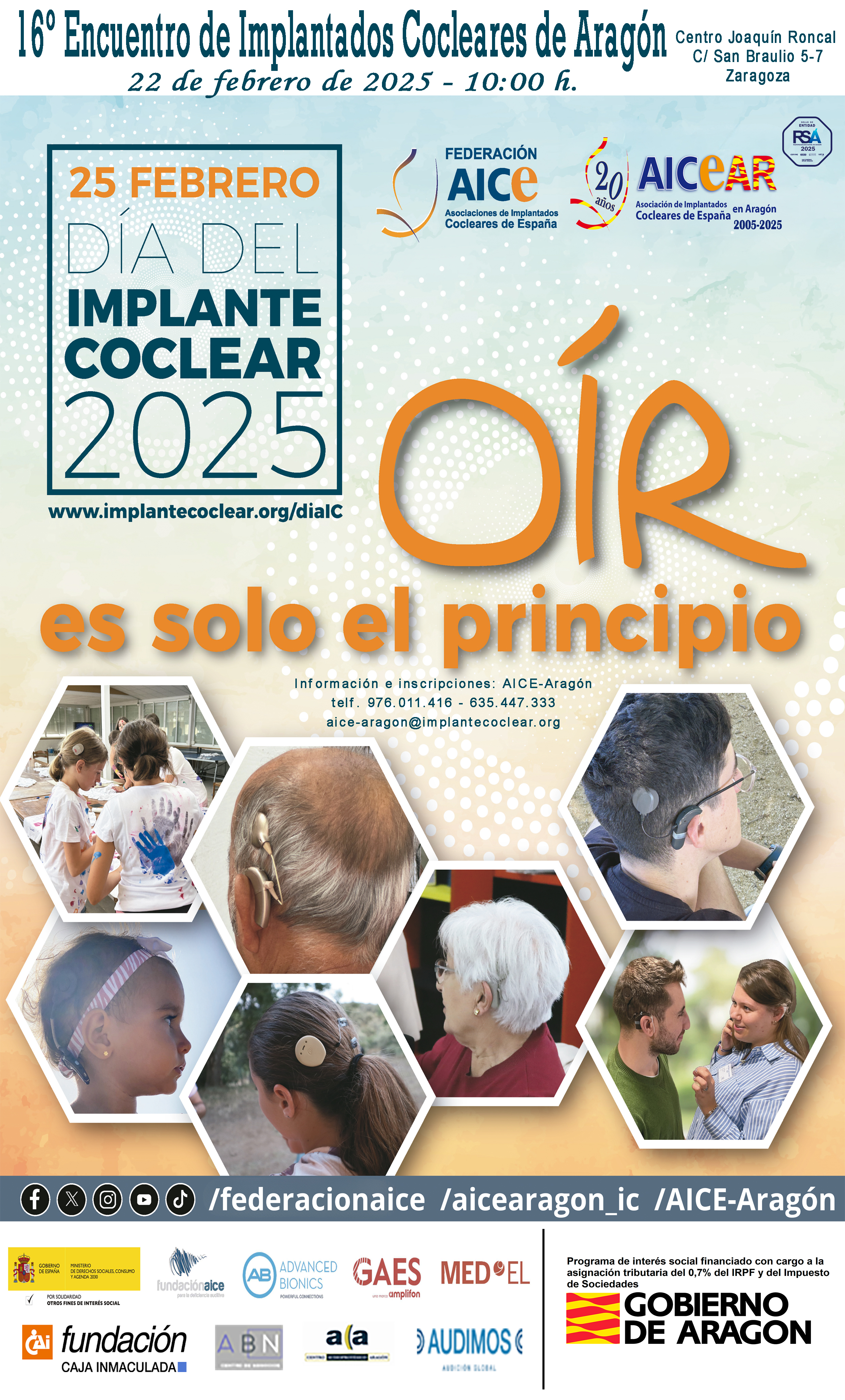 16º Encuentro de Implantados Cocleares de Aragón