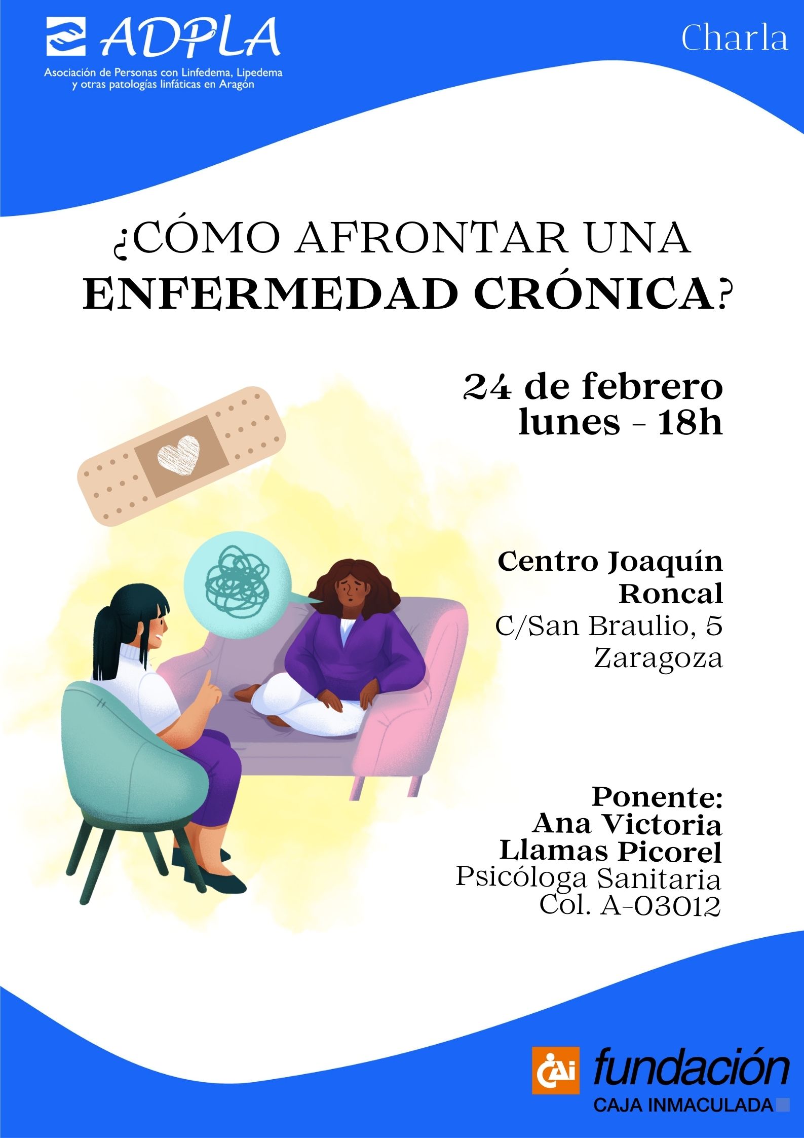 Charla sobre diagnóstico y enfermedad crónica