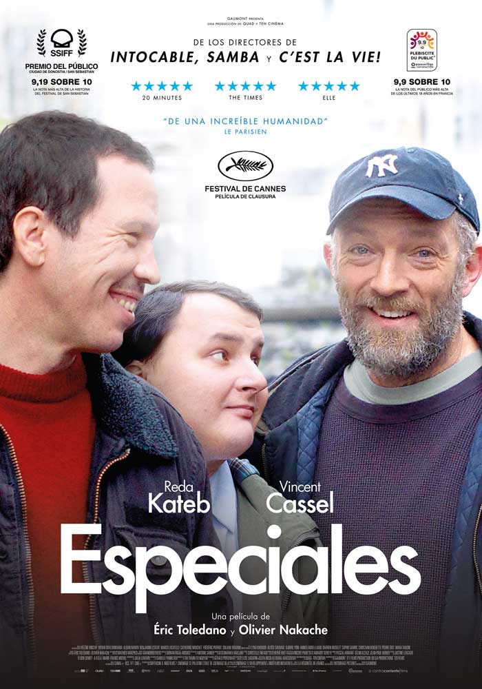 Cine: Especiales, de Eric Toledano y O. Nakache. 108 min. 2019. Francia. Versión doblada.