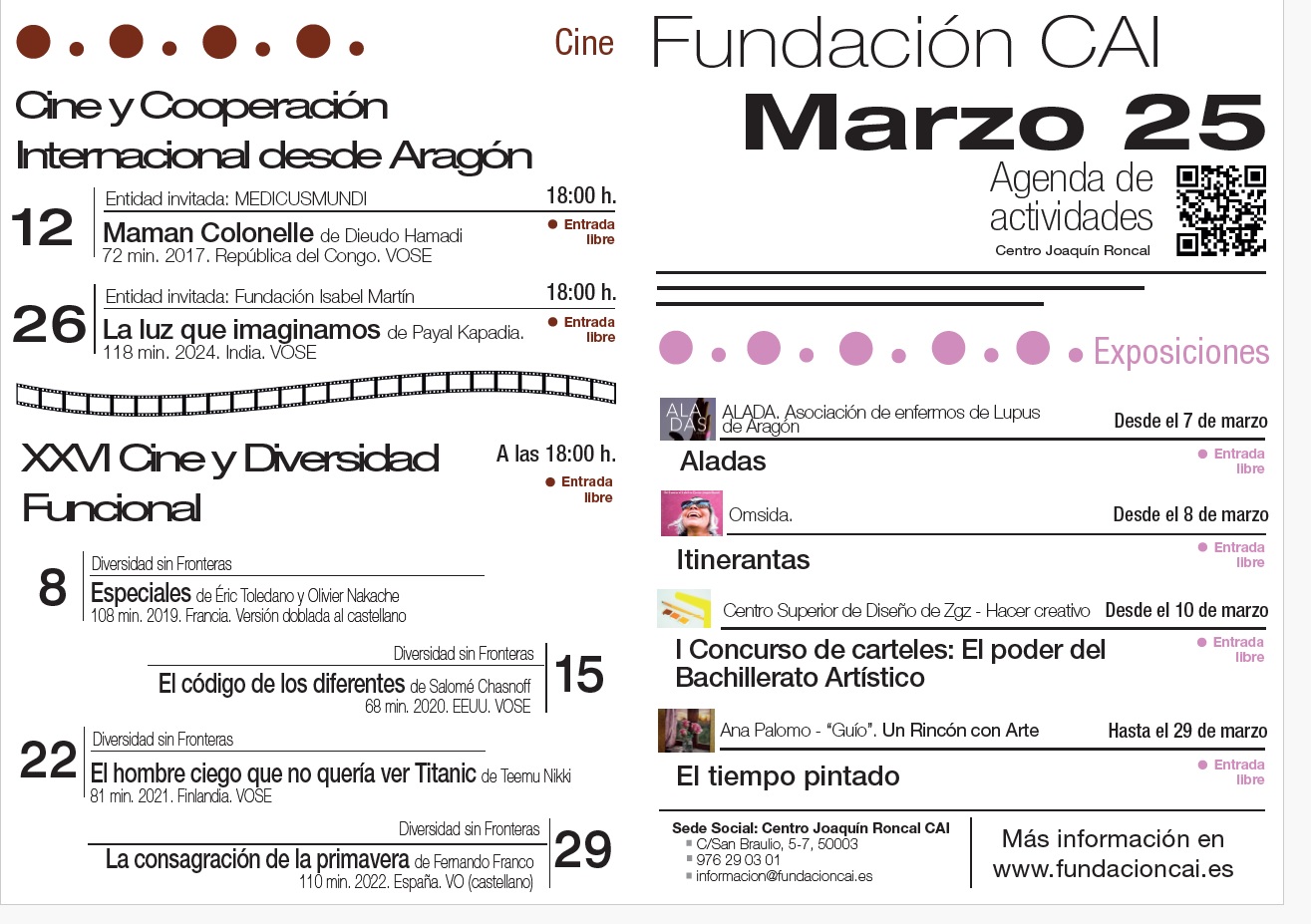 Agenda de febrero de 2025