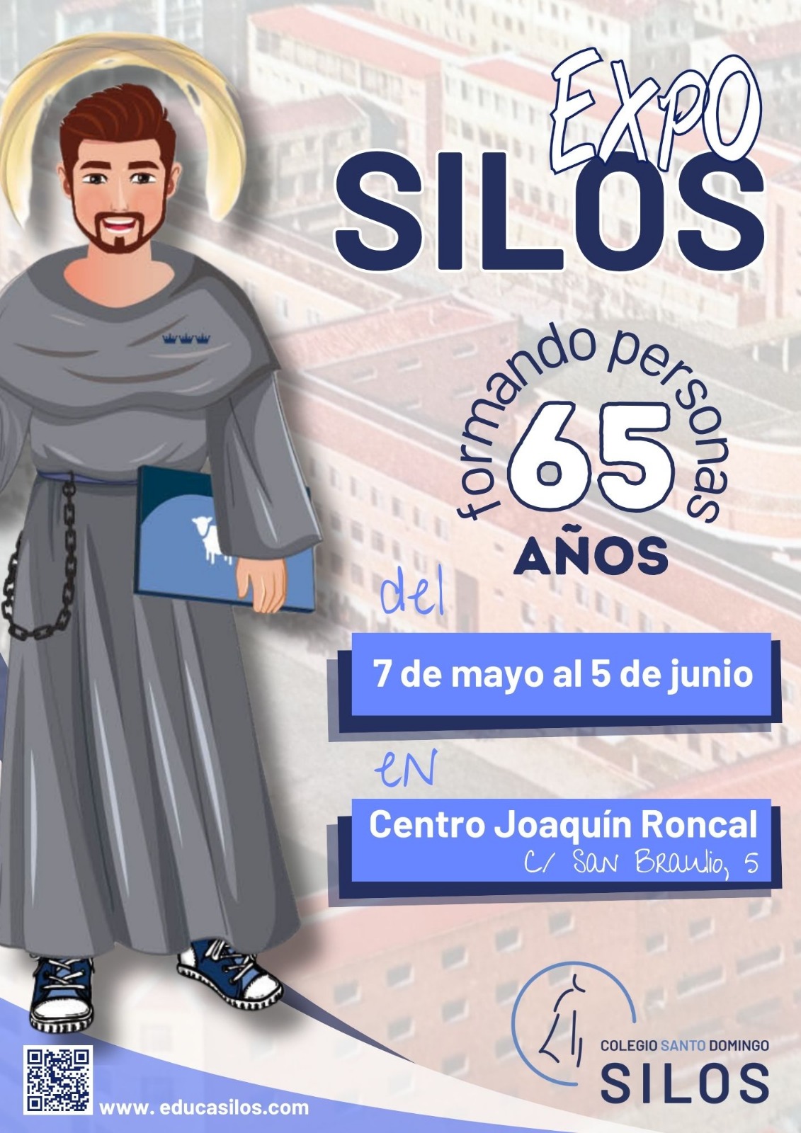 Inauguración de la exposición del 65 aniversario del Colegio Sto. Domingo de Silos.