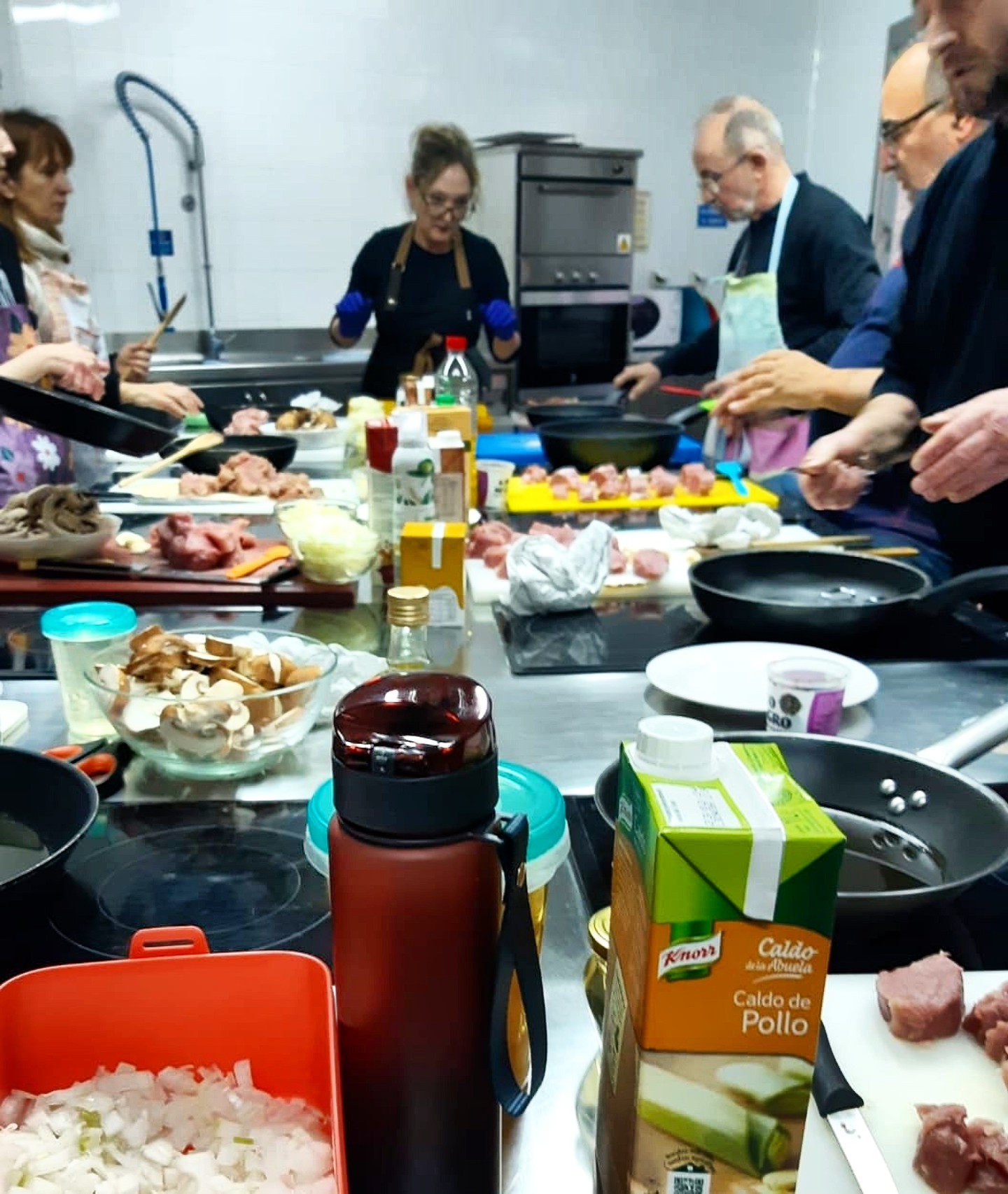 Con las manos en la masa