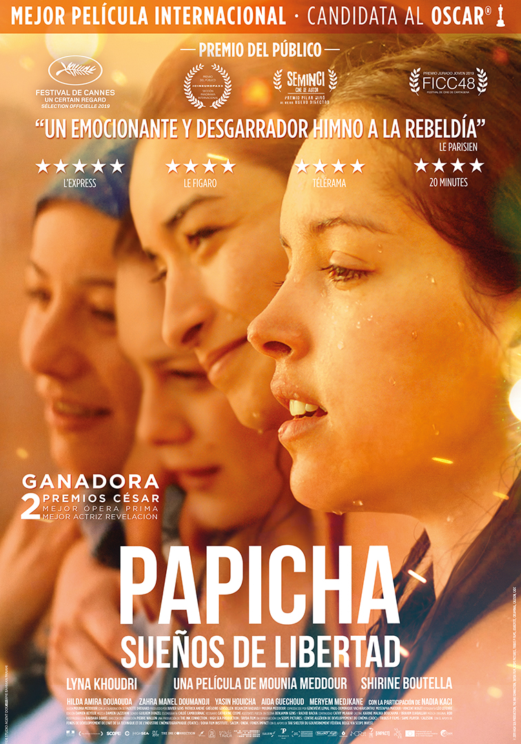 Cine. “Papicha, sueños de libertad”, de Mounia Meddour. Argelia-Francia-Bélgica-Catar. 108 min. 2019. VOSE (francés-árabe)