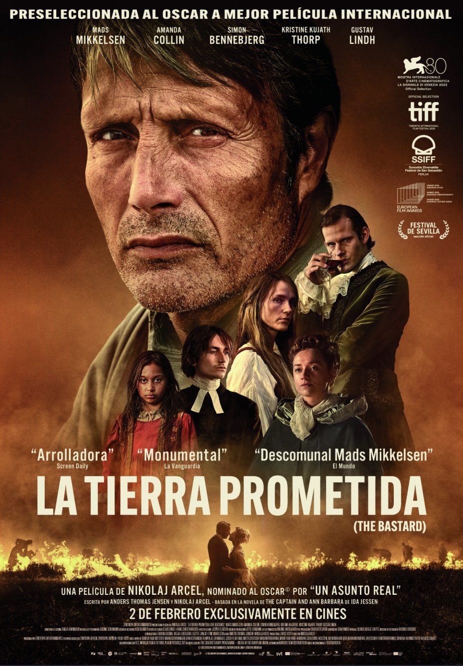 Cine. “La tierra prometida” (The Bastard) de Nikolaj Arcel. 127 min. Dinamarca. 	2023. VOSE (Danés)