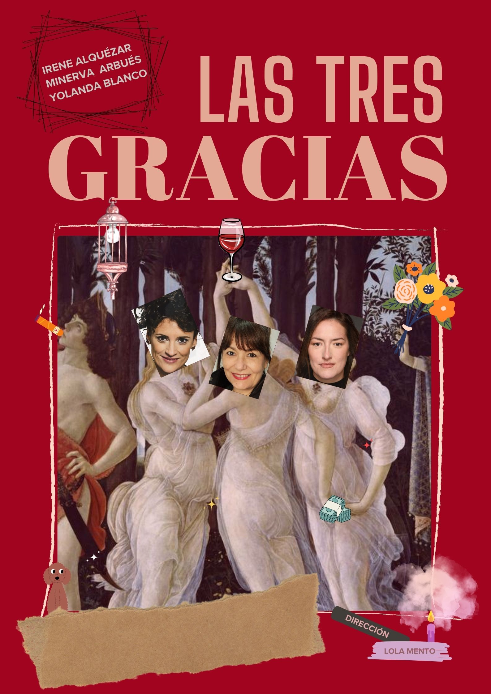 Teatro.  “Las 3 Gracias” Compañía Las Tres Gracias.