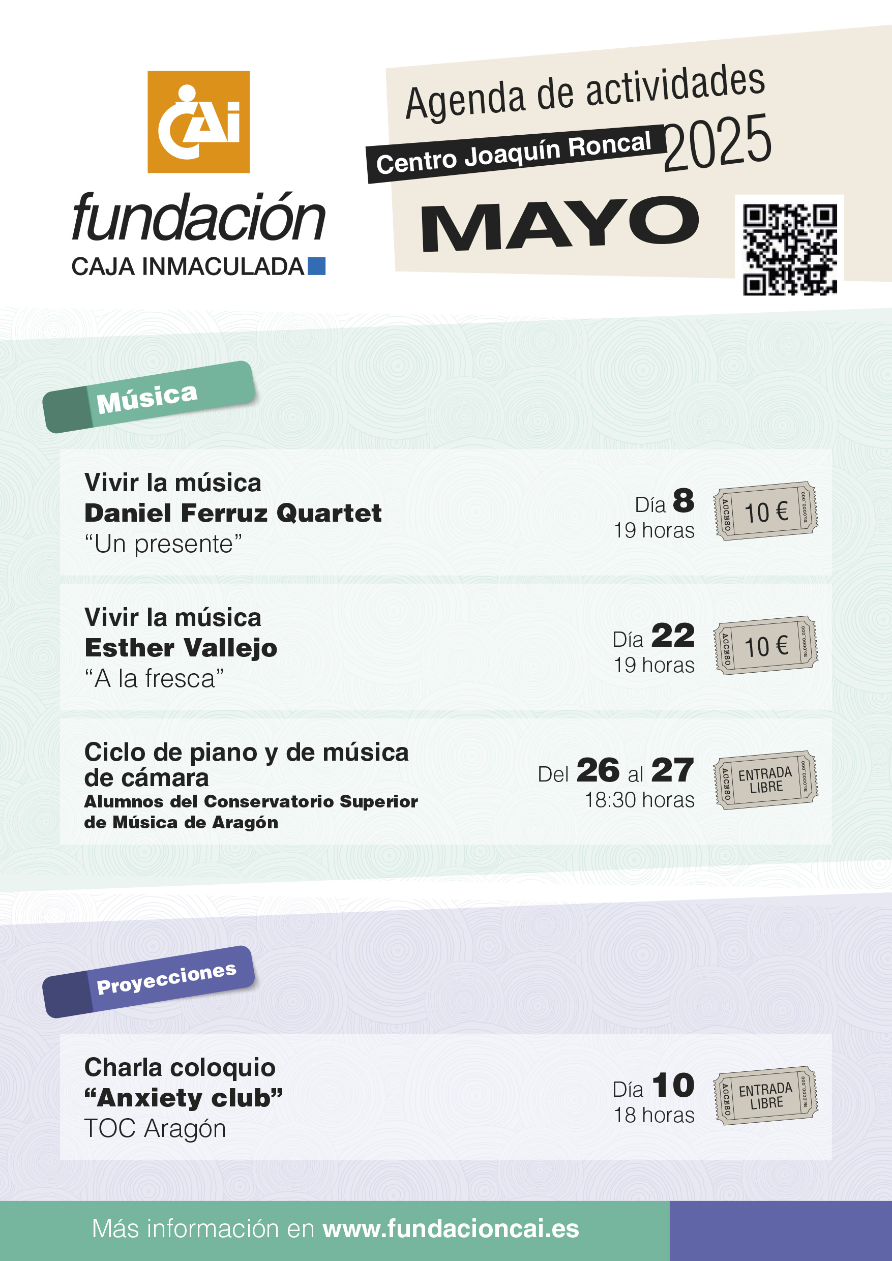 Agenda de mayo de 2025