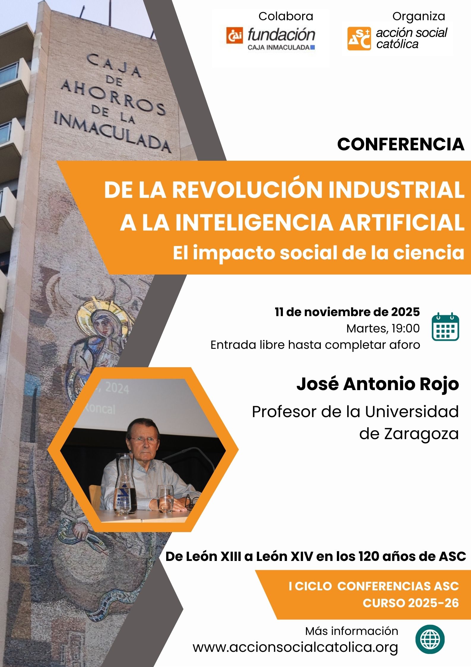 Conferencia "De la Revolución industrial a la Inteligencia Artificial"