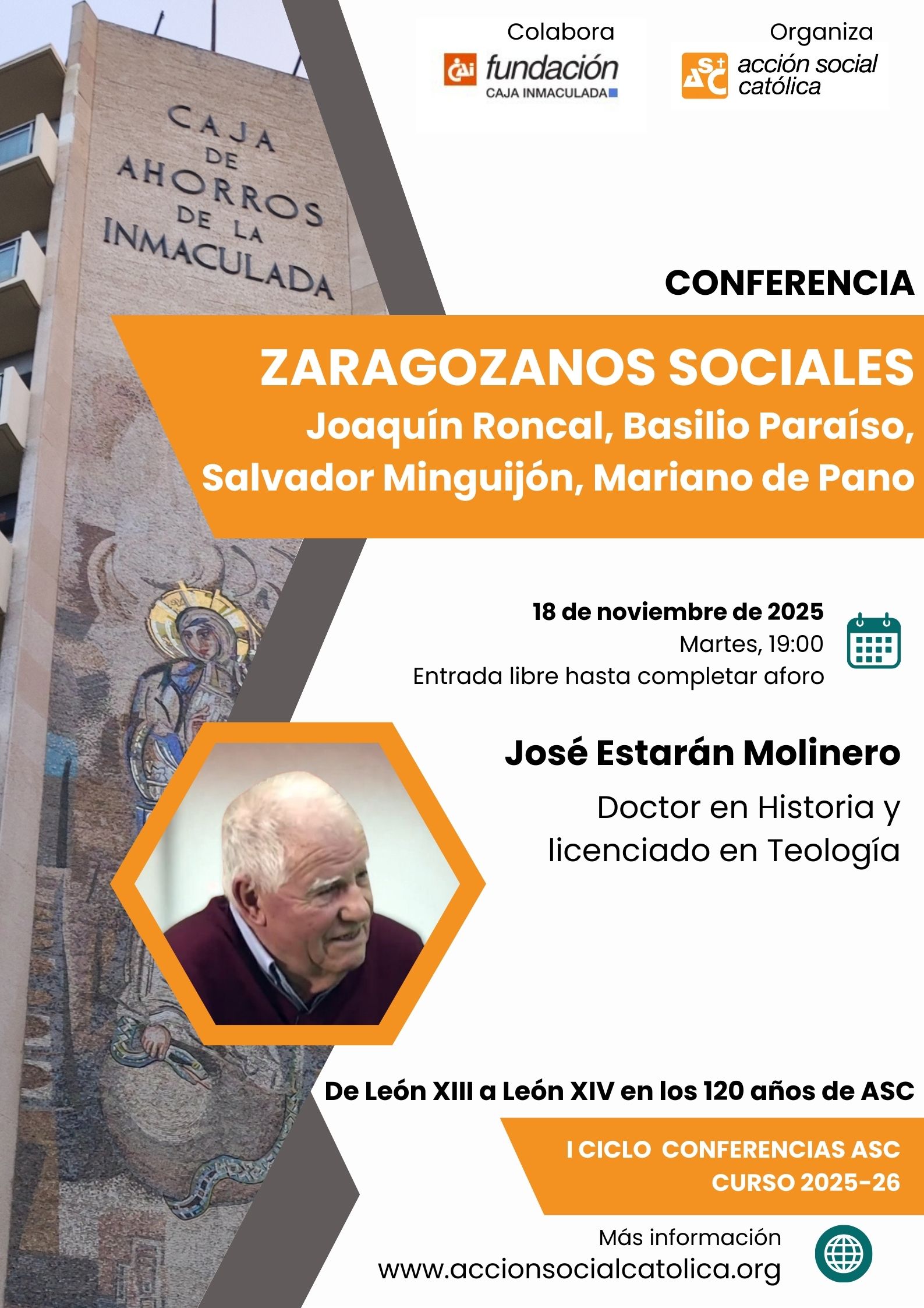 Conferencia "Zaragozanos sociales"