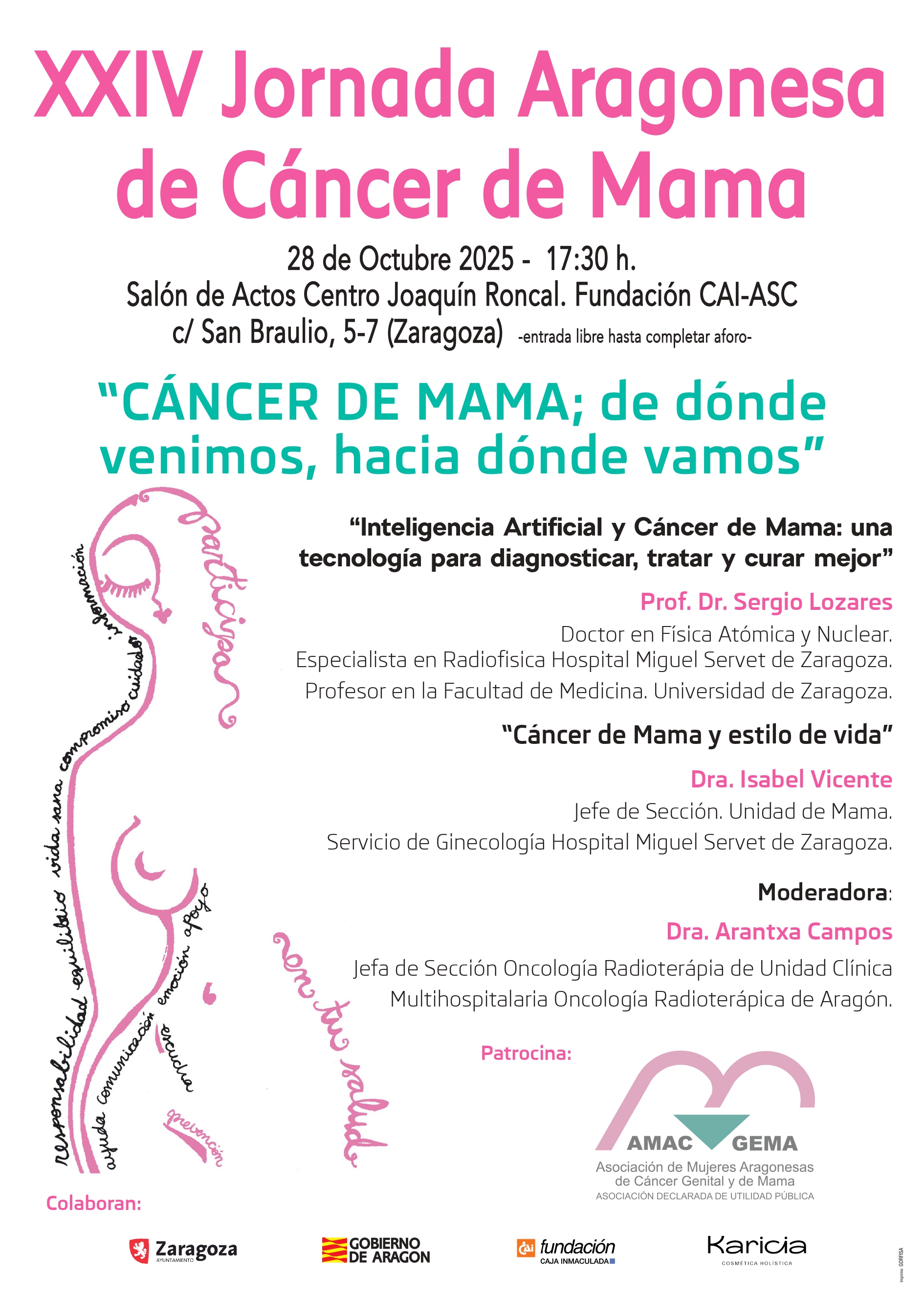 XXIV Jornada aragonesa de cáncer de mama AMAC-GEMA