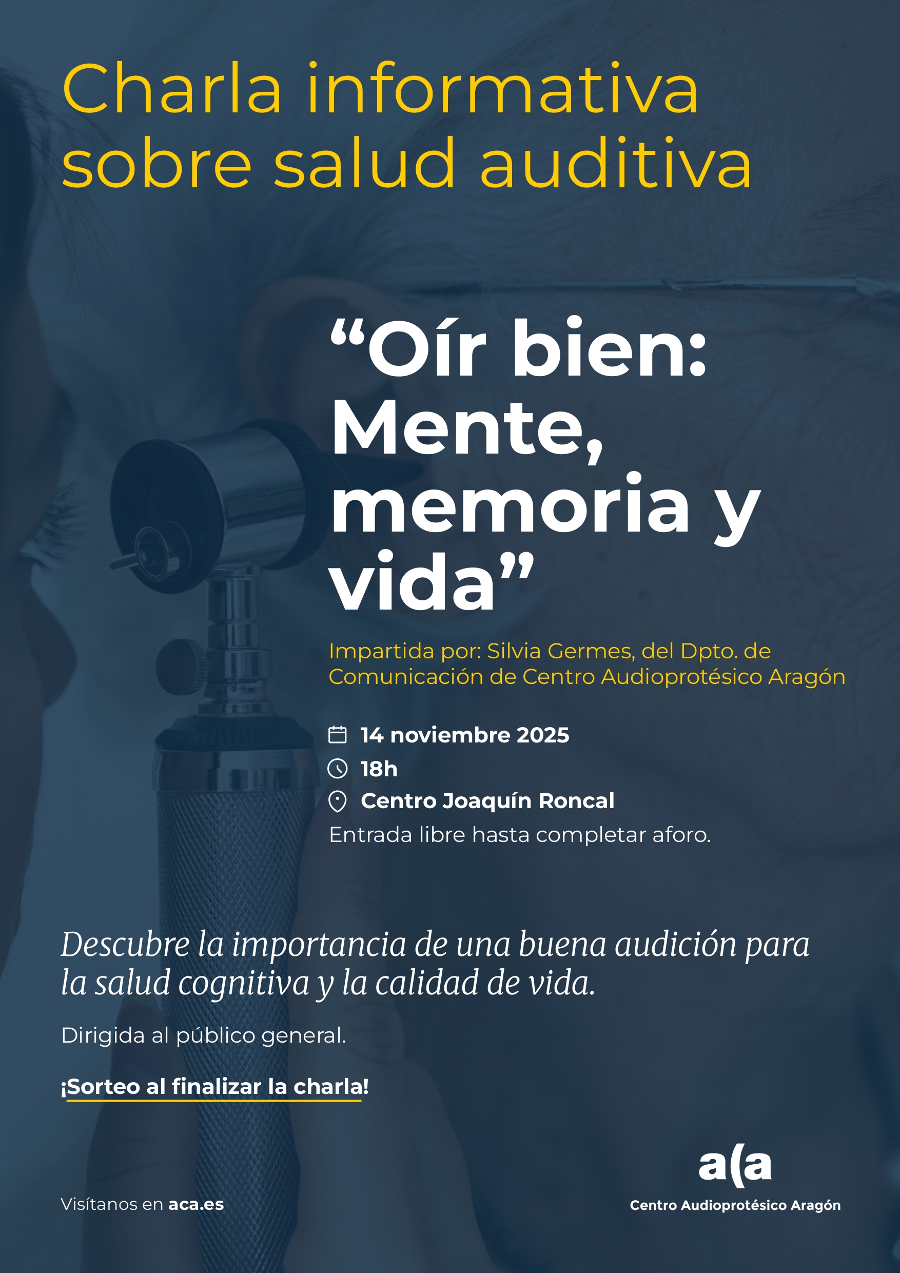 Charla sobre salud auditiva