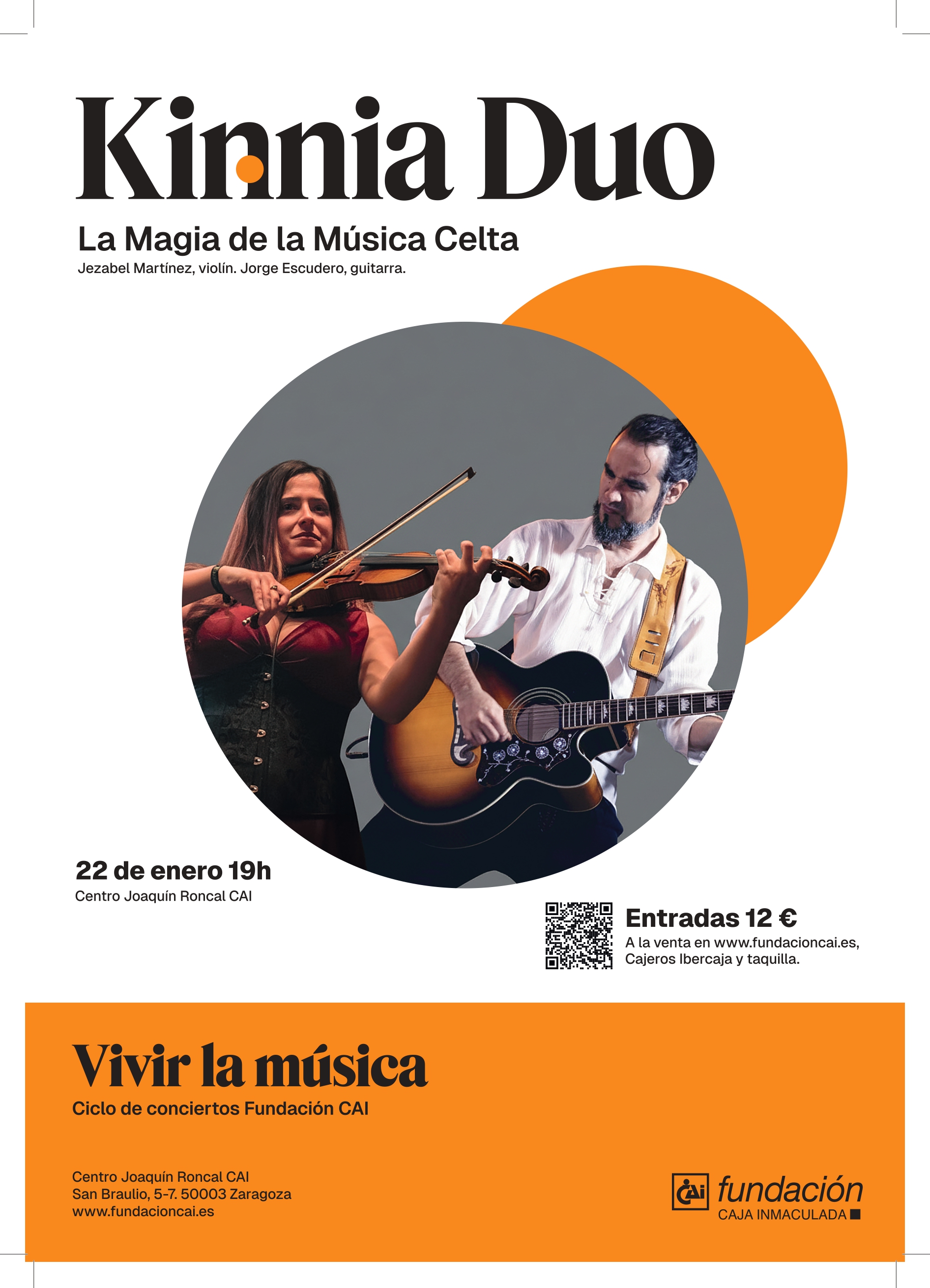 VIVIR LA MÚSICA 2026-KINNIA DUO "La Magia de la Música Celta"