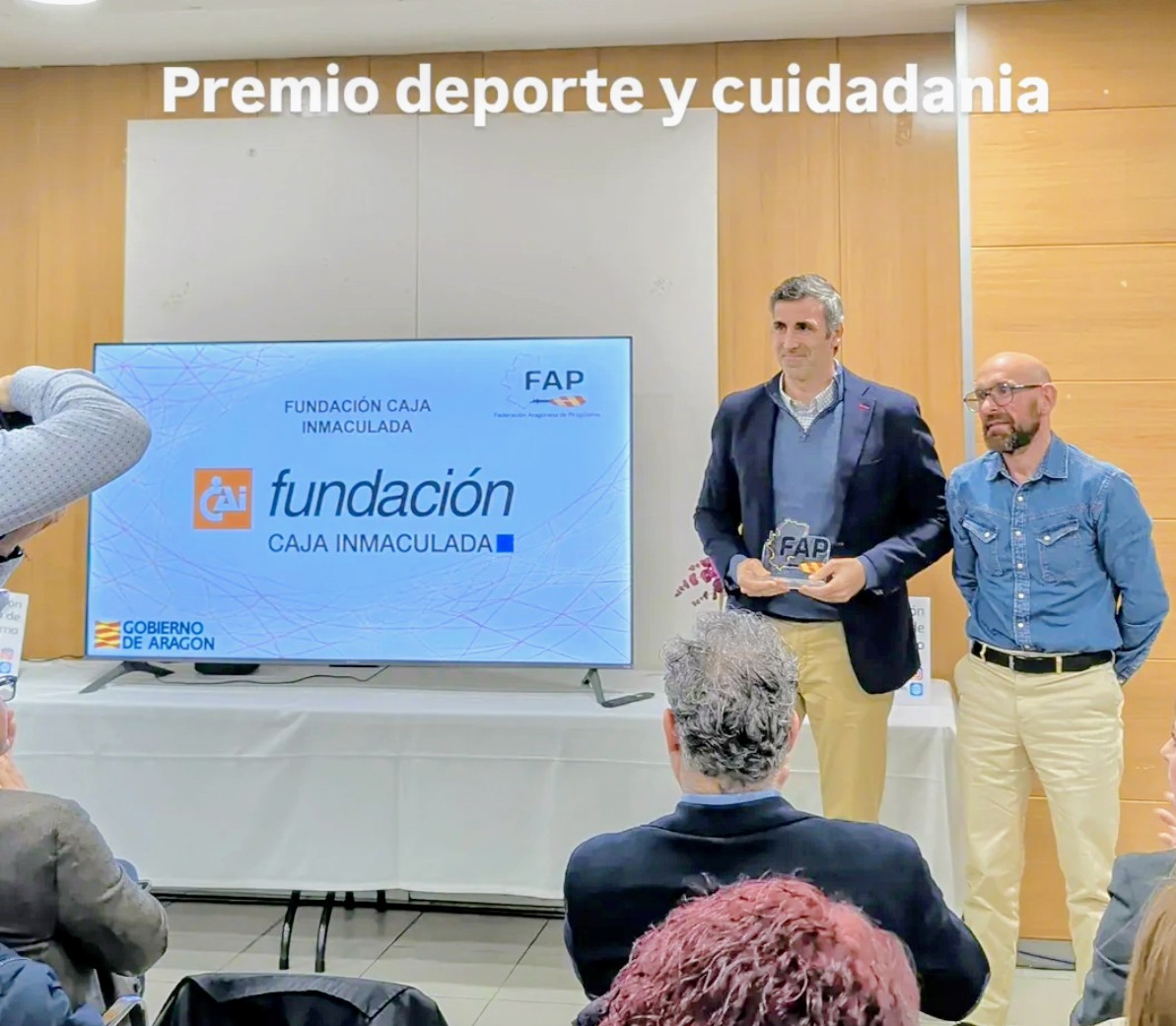 Fundación CAI recibe el premio “Deporte y Ciudadanía” en la Gala del Piragüismo Aragonés 2025