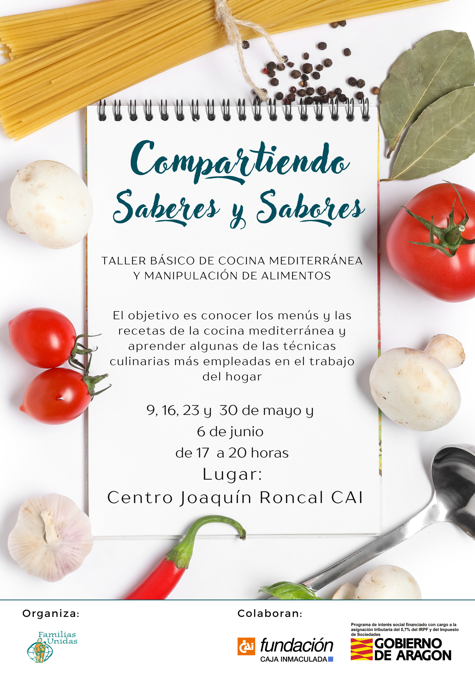 Curso de cocina "Compartiendo Saberes y Sabores"