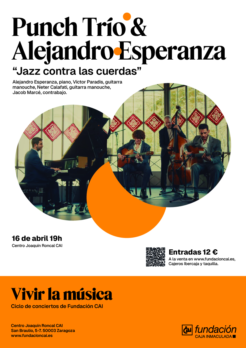 VIVIR LA MÚSICA 2026 PUNCH TRIO & Alejandro Esperanza "Jazz contra las cuerdas"