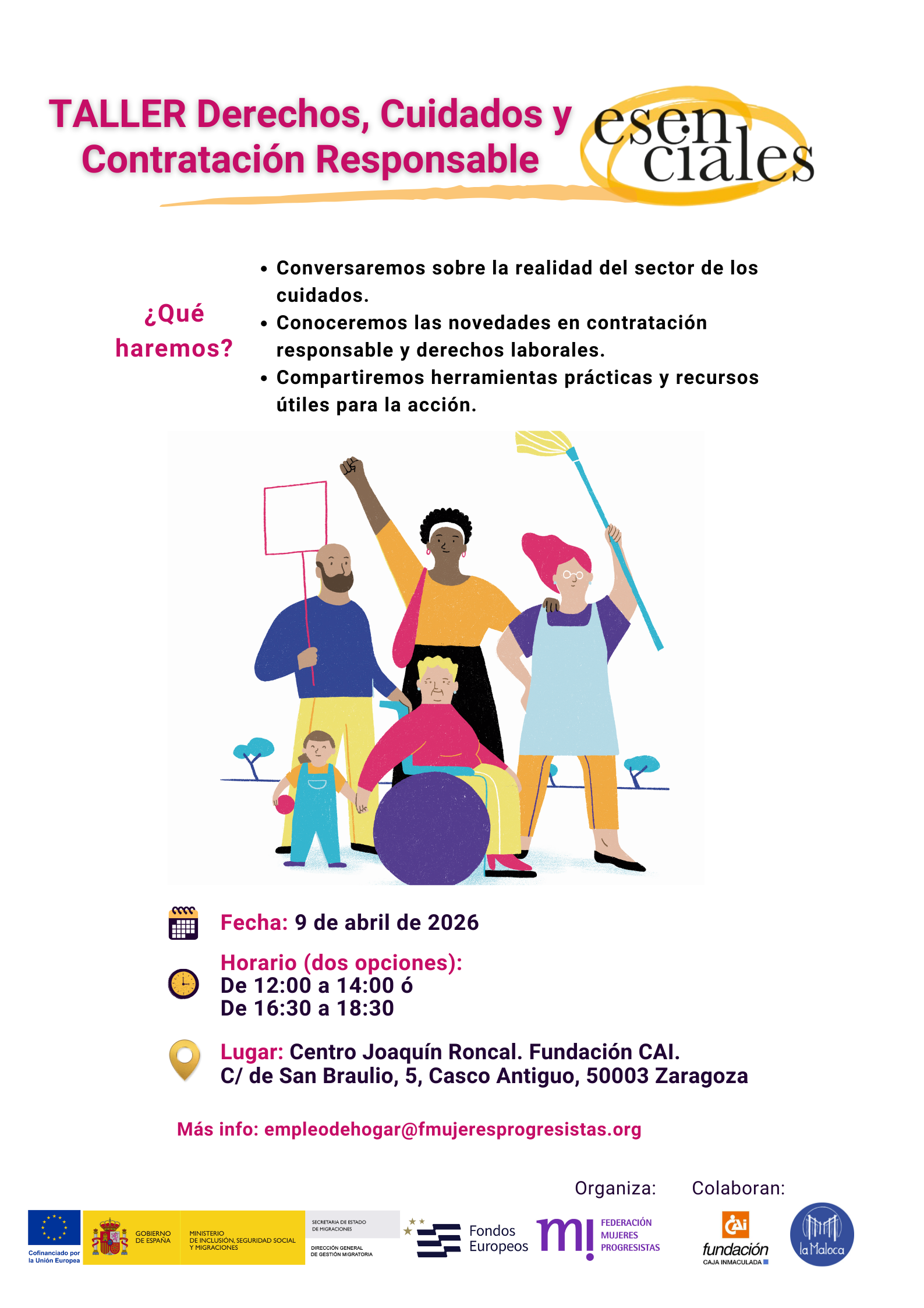 Taller: Derechos, Cuidados y Contratación Responsable