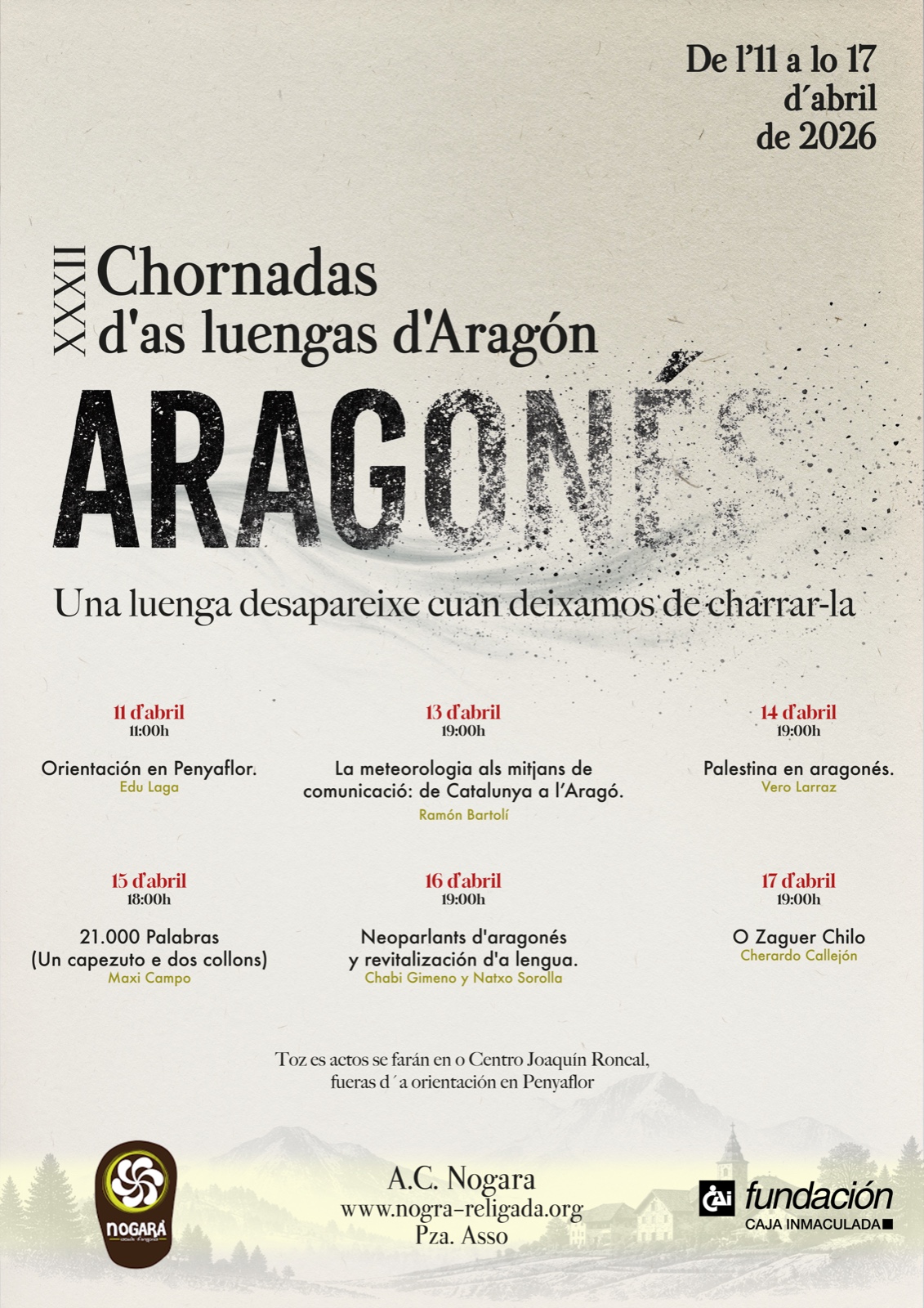XXII Chornadas d'as luengas d'Aragón
