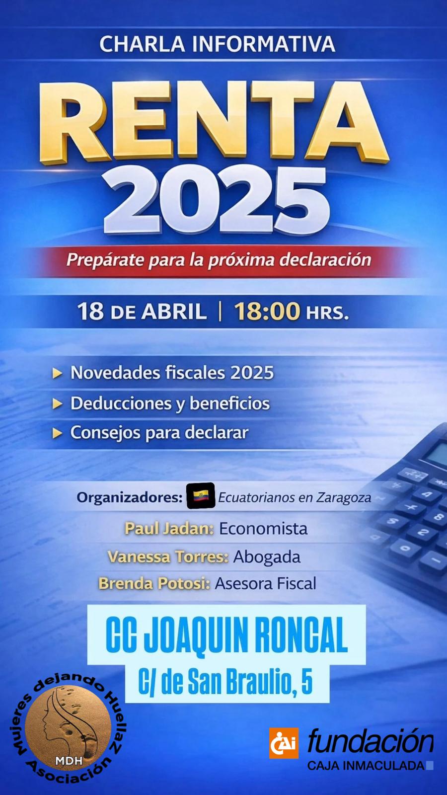 Charla informativa: Renta 2025